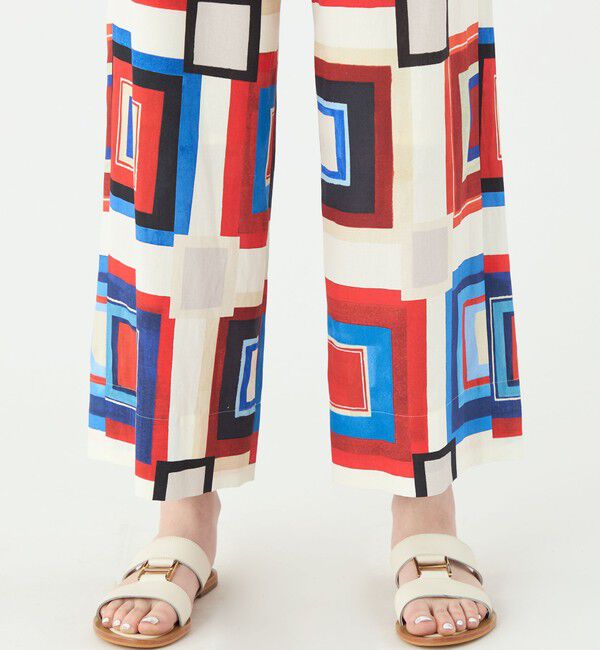 Ballsey「スキームプリント ドロストワイドパンツ」|その他|