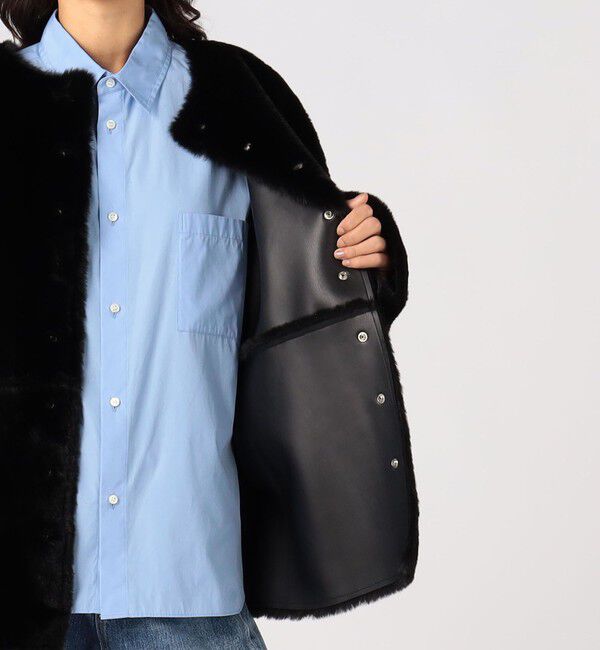 フェイクムートン リバーシブルショートコート（MACPHEE）｜ルミネの