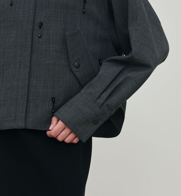 DES PRES「ソフトウールオックスフォード ショートシャツブルゾン」|ブルゾン・スタジャン|