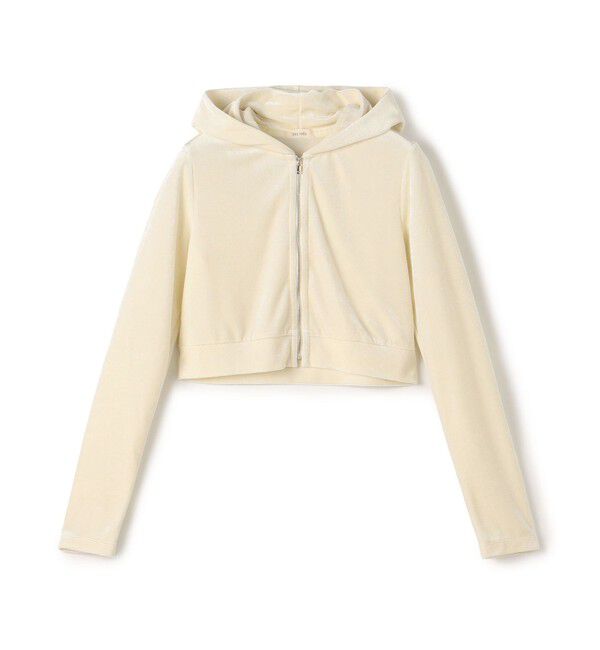 DES PRES「ブライトベロア フーディー」|パーカー|11 ホワイト