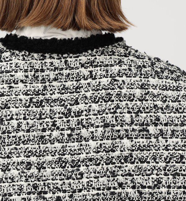 TOMORROWLAND collection「ファンシーツイード スクエアジレ」|ベスト・ジレ|