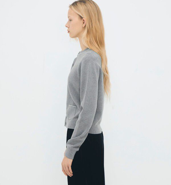 コットンカシミヤ パールポケットカーディガン（CABaN）｜ルミネの