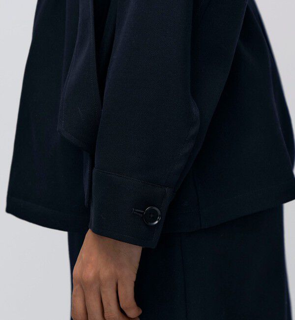 BACCA「ウールギャバジン ダブルパッチポケットジャケット」|シャツ・ブラウス|