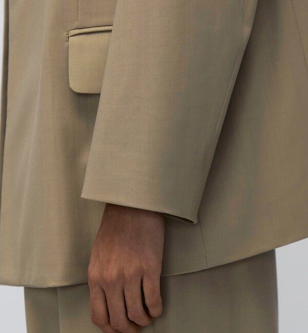 BACCA「ウールドスキン アンボタンシングルジャケット」|テーラードジャケット|