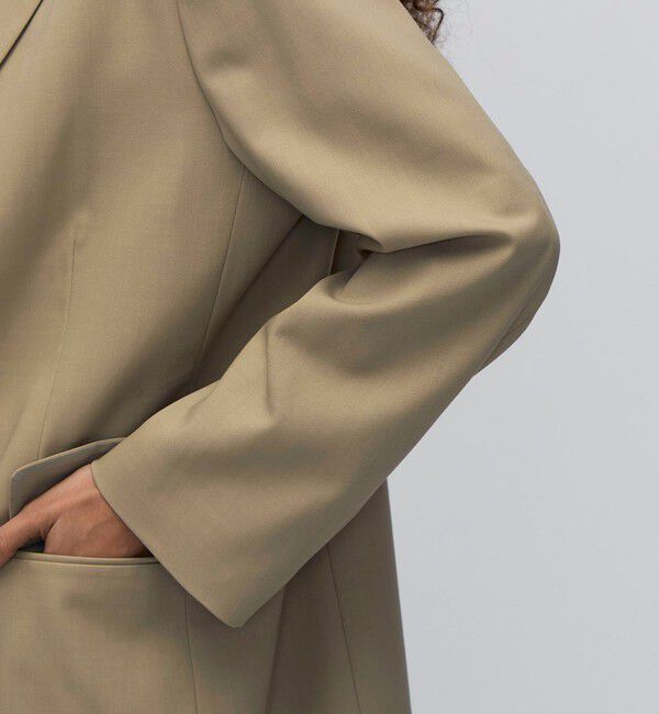 BACCA「ウールドスキン アンボタンシングルジャケット」|テーラードジャケット|