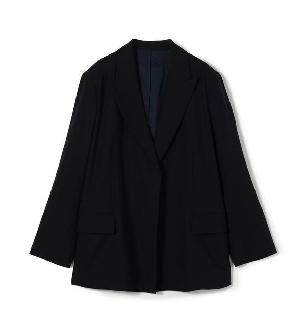 BACCA「ウールドスキン アンボタンシングルジャケット」|テーラードジャケット|69 ネイビー
