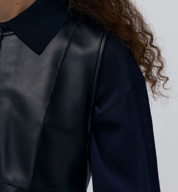 BACCA「シープスキン ペプラムベスト」|ベスト・ジレ|