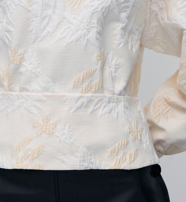 BACCA「マトラッセ ラグランスリーブプルオーバーブラウス」|シャツ・ブラウス|