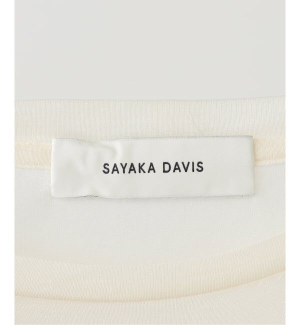  「SAYAKA DAVIS LONG SLEEVE TEE VCS41-TCJ：カットソー」|Tシャツ・カットソー|