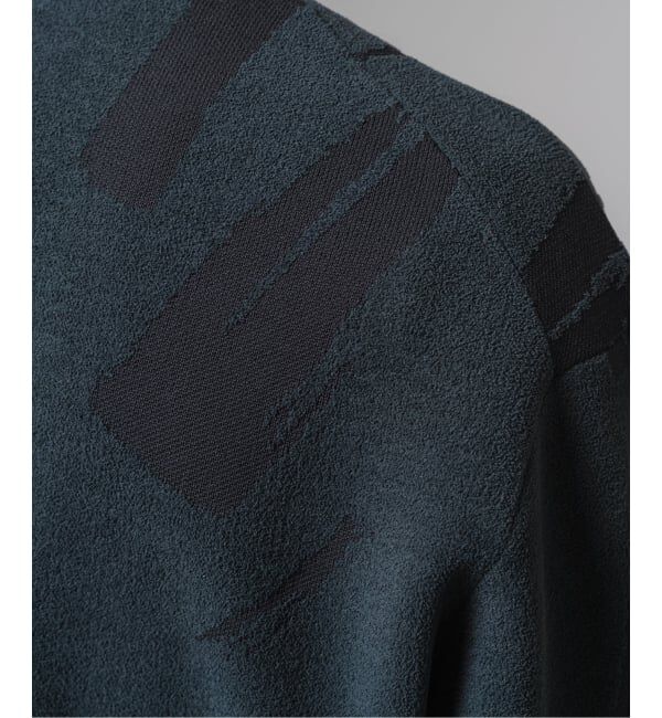 EDIFICE「ジャガード シェニール ヤーン V カーディガン」|カーディガン|