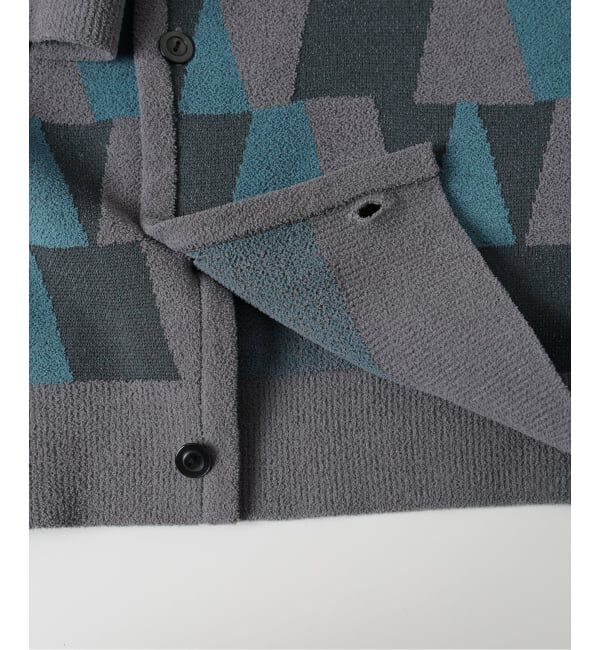 EDIFICE「ジャガード シェニール ヤーン V カーディガン」|カーディガン|
