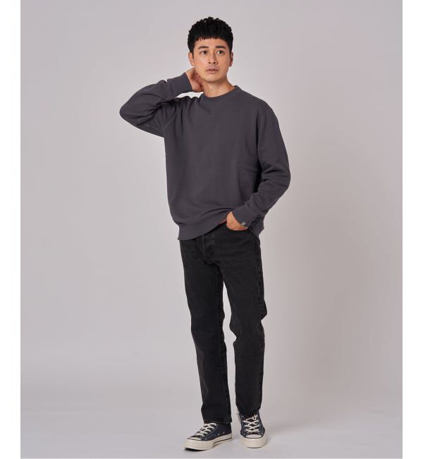 EDIFICE「LOOPWHEELER for LOWERCASE ライトツリウラケ ルーズフィットスウェット」|スウェット・ジャージ|