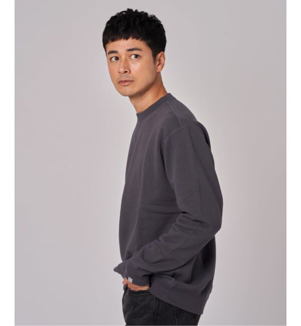 EDIFICE「LOOPWHEELER for LOWERCASE ライトツリウラケ ルーズフィットスウェット」|スウェット・ジャージ|