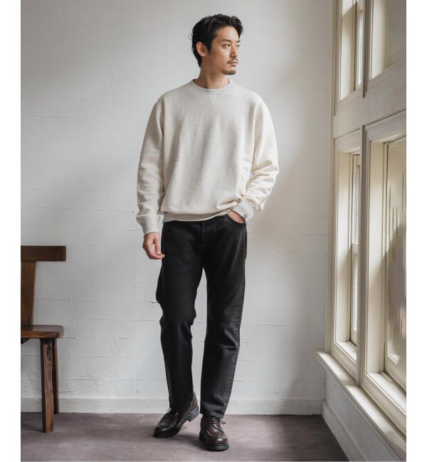 EDIFICE「LOOPWHEELER for LOWERCASE ライトツリウラケ ルーズフィットスウェット」|スウェット・ジャージ|