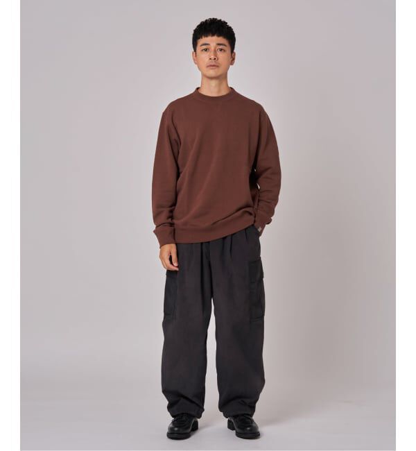 EDIFICE「LOOPWHEELER for LOWERCASE ライトツリウラケ ルーズフィットスウェット」|スウェット・ジャージ|