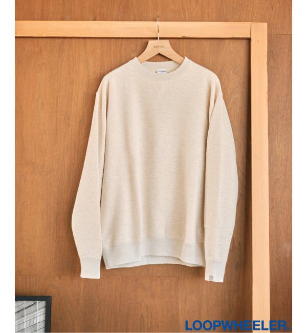 EDIFICE「LOOPWHEELER for LOWERCASE ライトツリウラケ ルーズフィットスウェット」|スウェット・ジャージ|