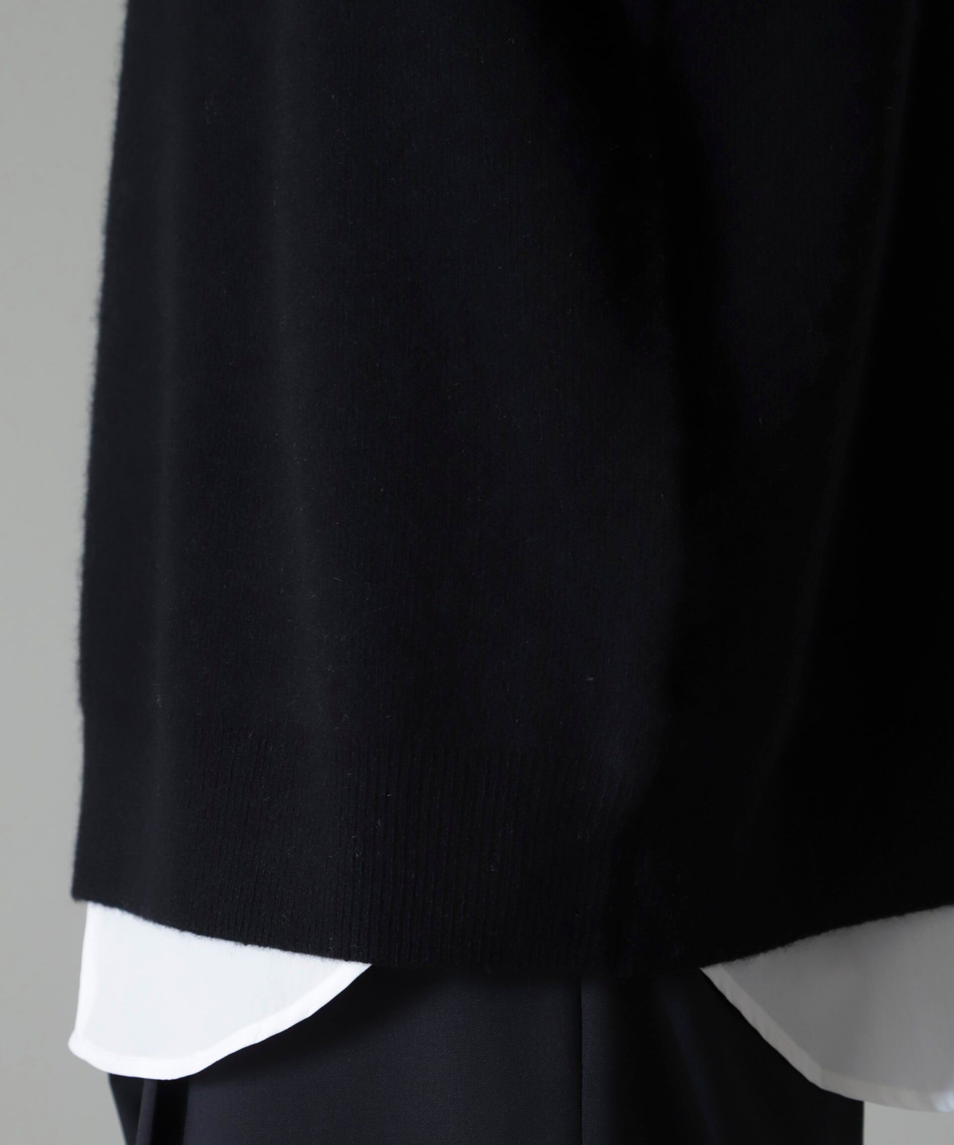 nano･universe「AQUA ウールカシミヤVネックプルオーバー」|ニット・セーター|