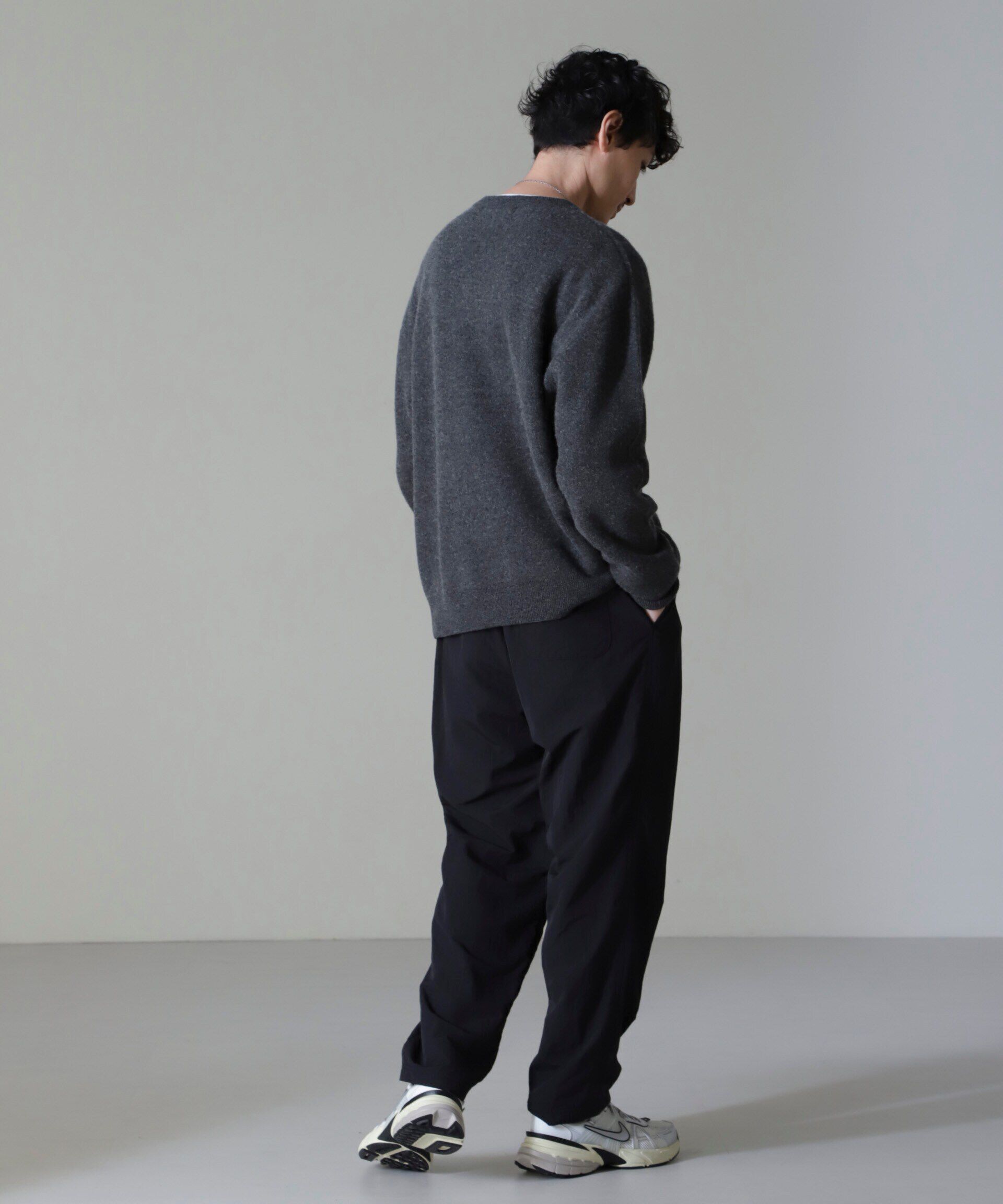 nano･universe「AQUA ウールカシミヤVネックプルオーバー」|ニット・セーター|