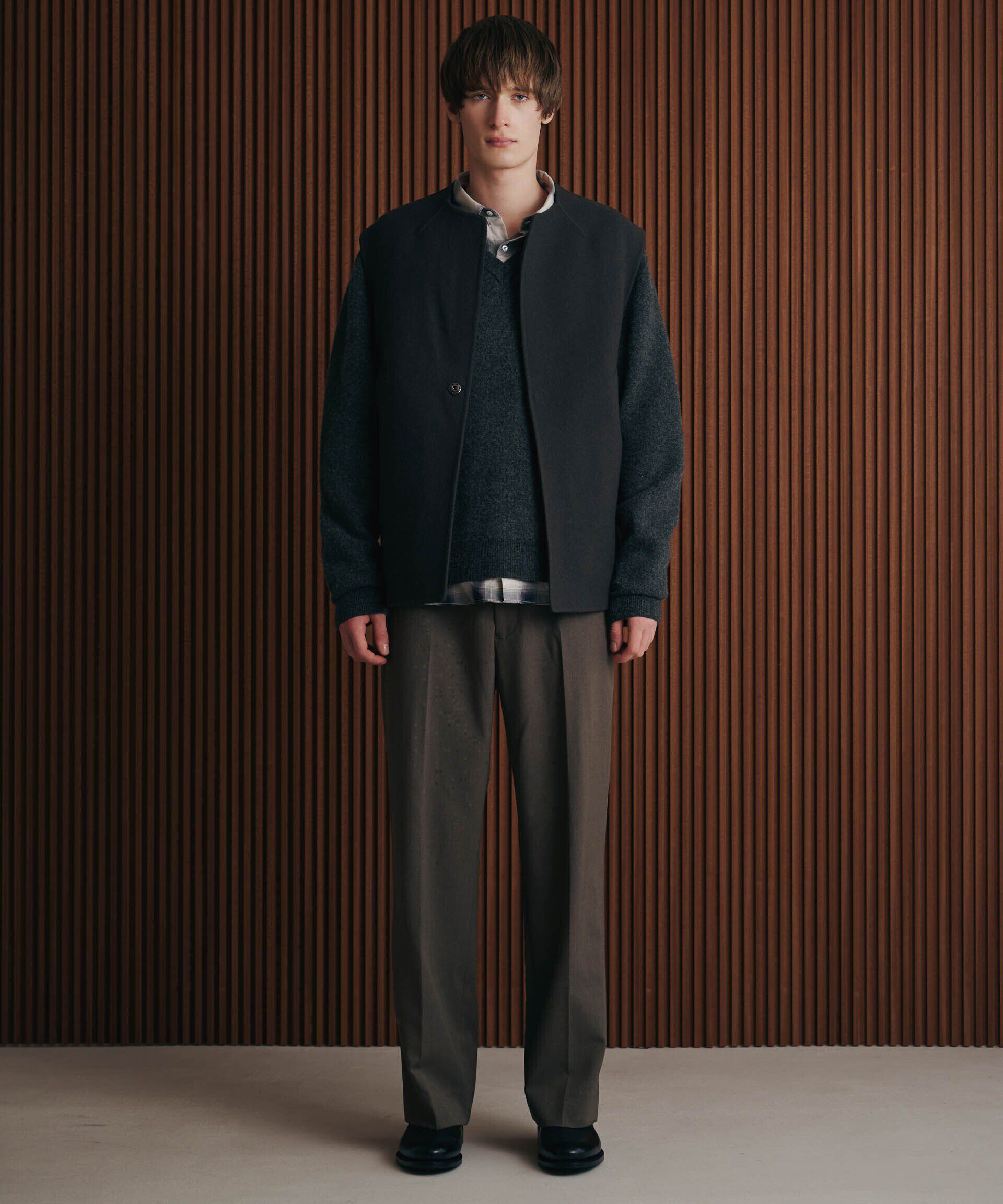 nano･universe「AQUA ウールカシミヤVネックプルオーバー」|ニット・セーター|