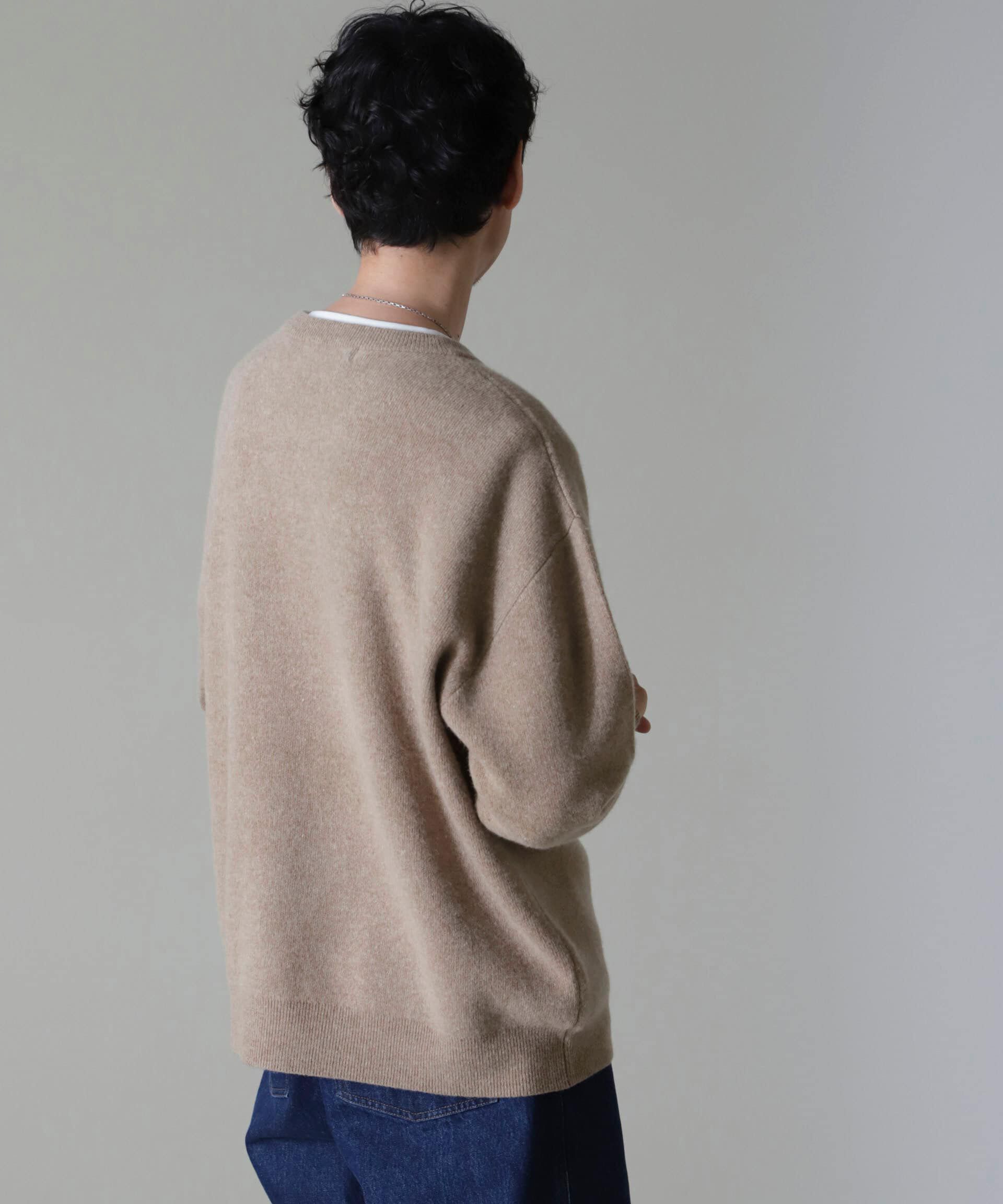 nano･universe「AQUA ウールカシミヤVネックプルオーバー」|ニット・セーター|