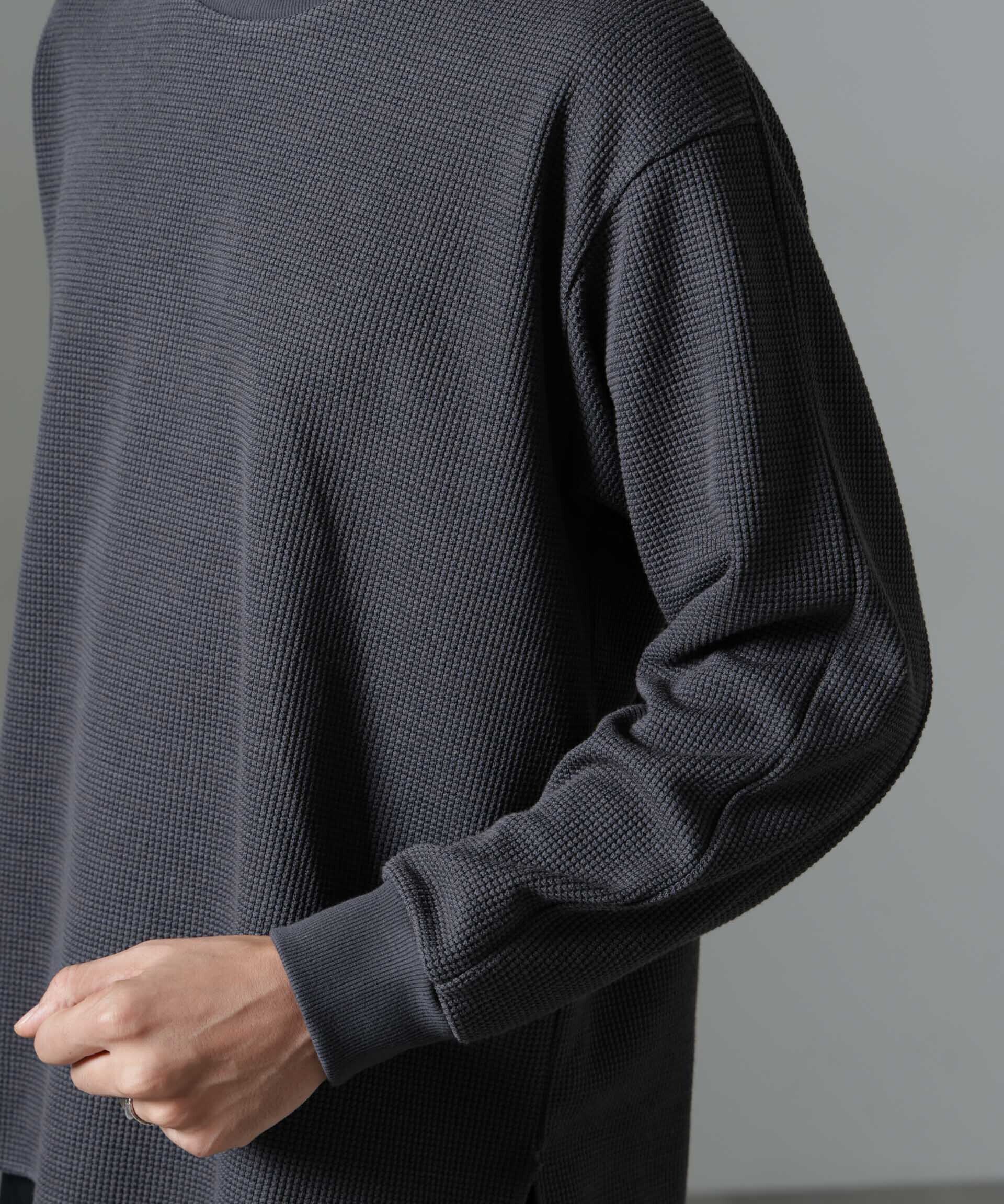 nano･universe「テクノワッフル ロングスリーブTシャツ」|Tシャツ・カットソー|