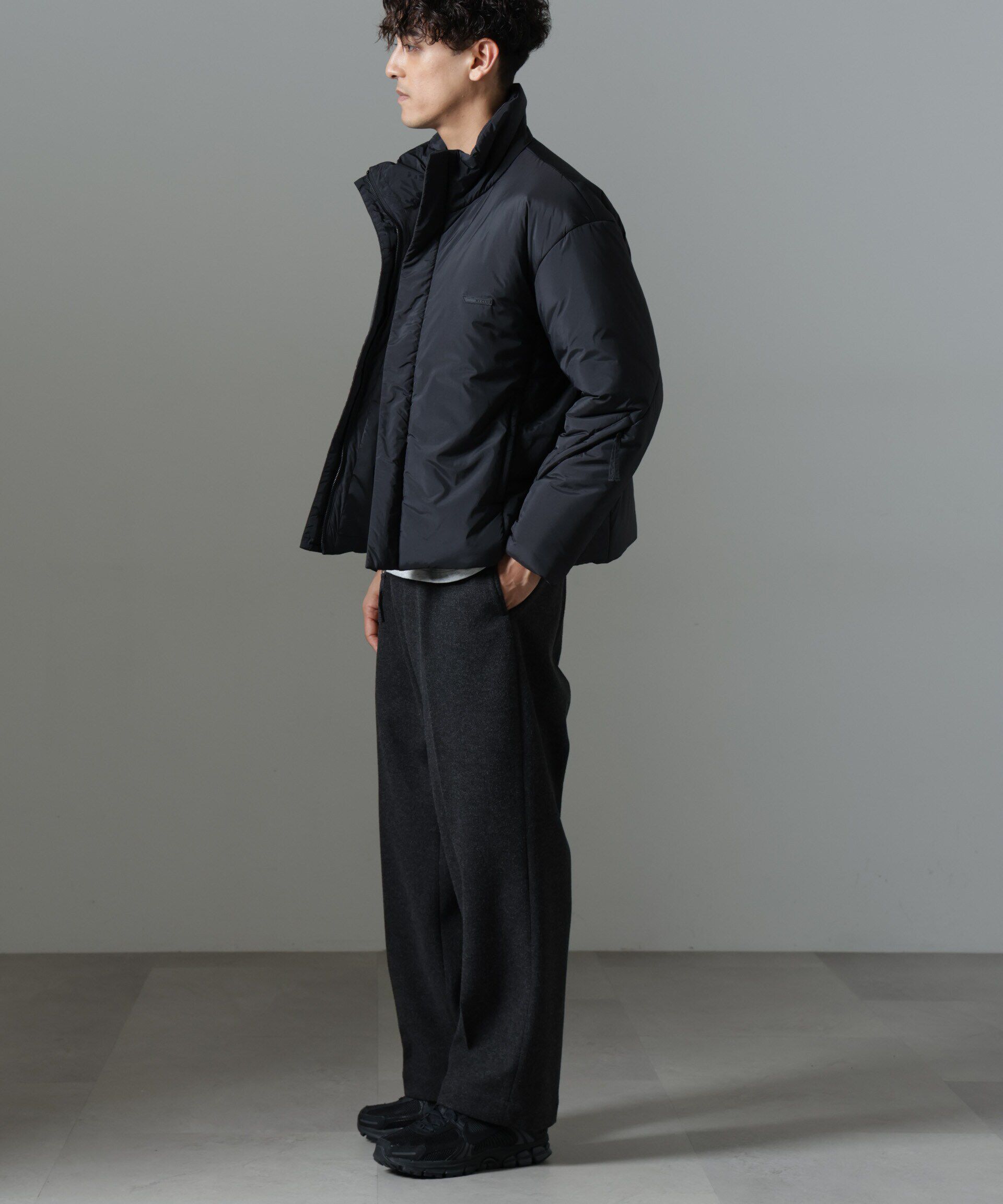 nano･universe「｢NJ/CLUB｣PARKSTOCK  中綿ブルゾン」|ブルゾン・スタジャン|