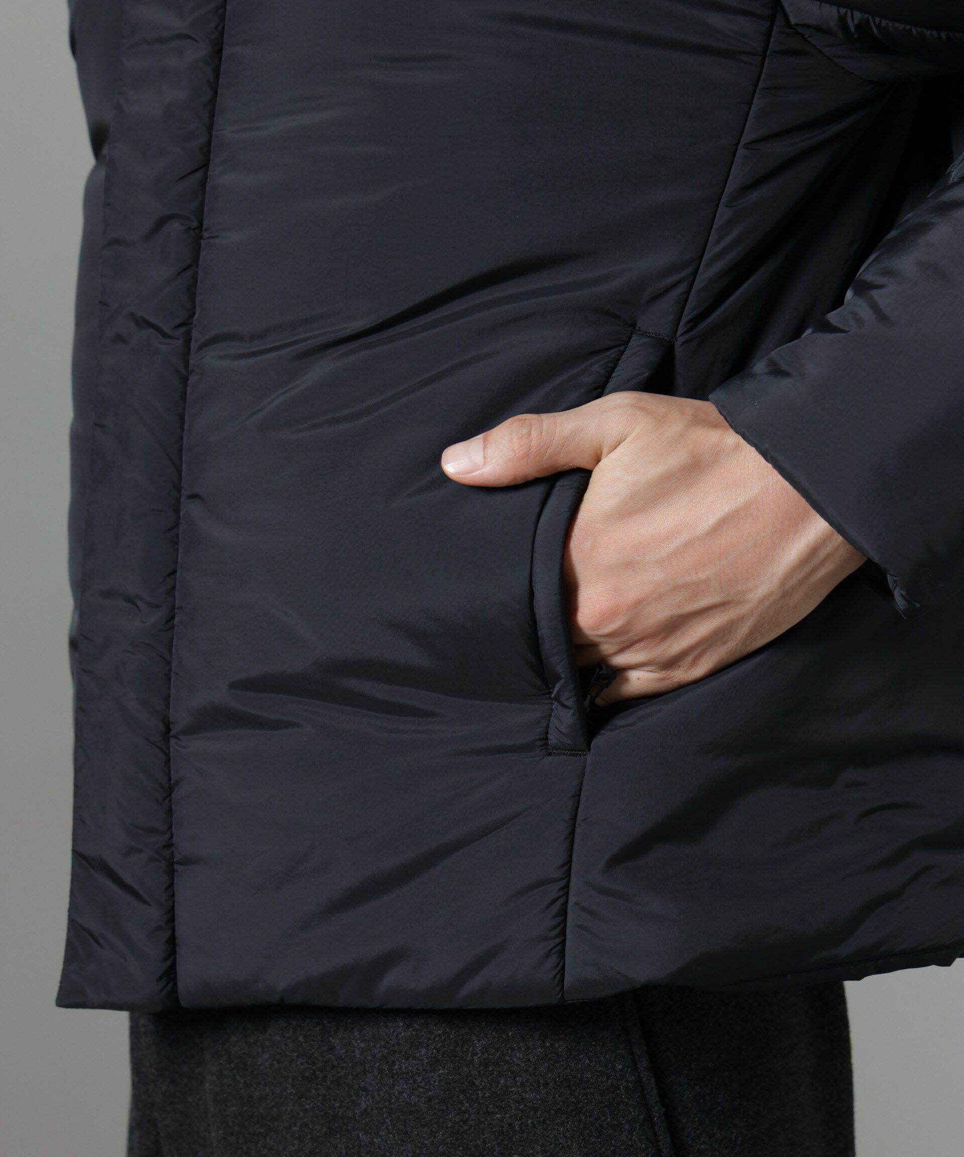 nano･universe「｢NJ/CLUB｣PARKSTOCK  中綿ブルゾン」|ブルゾン・スタジャン|