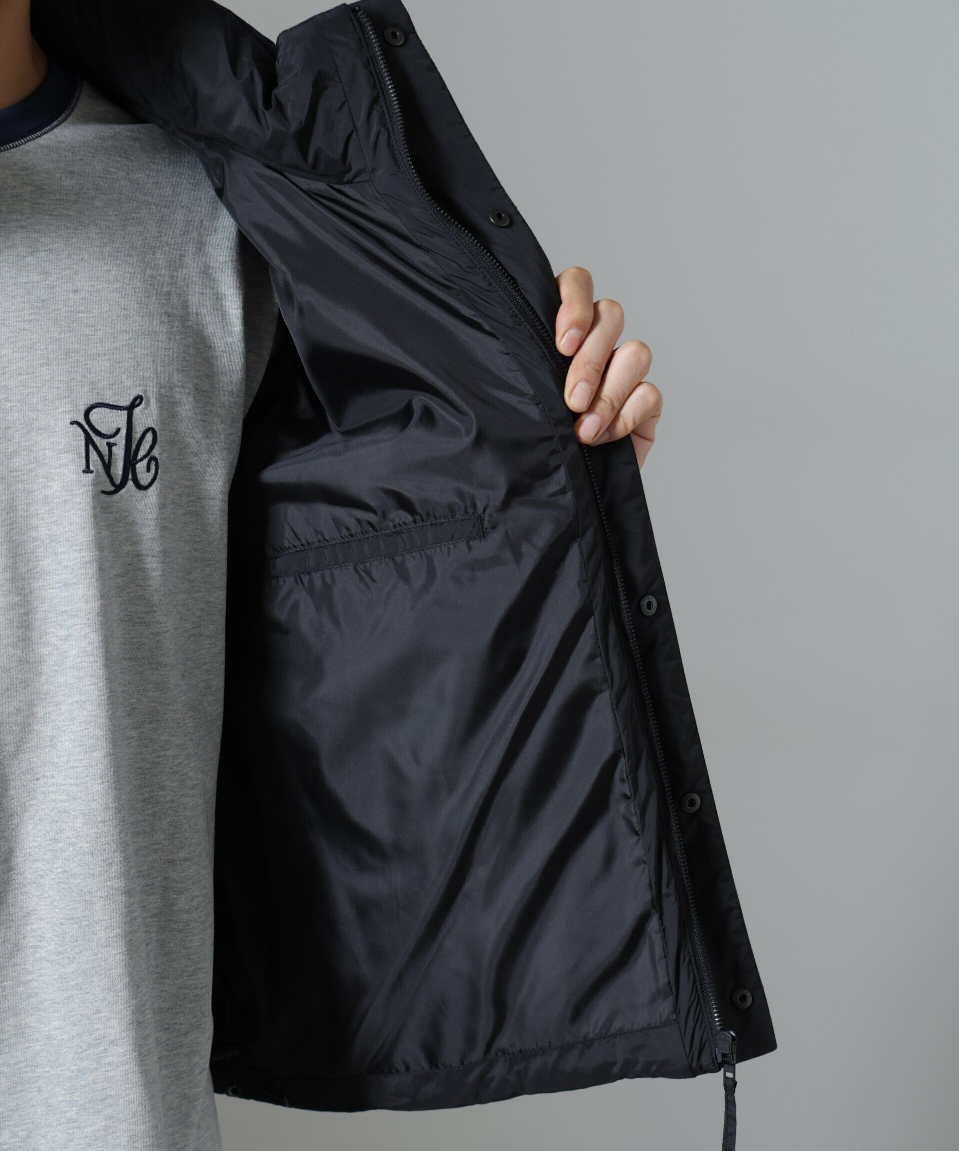 nano･universe「｢NJ/CLUB｣PARKSTOCK  中綿ブルゾン」|ブルゾン・スタジャン|