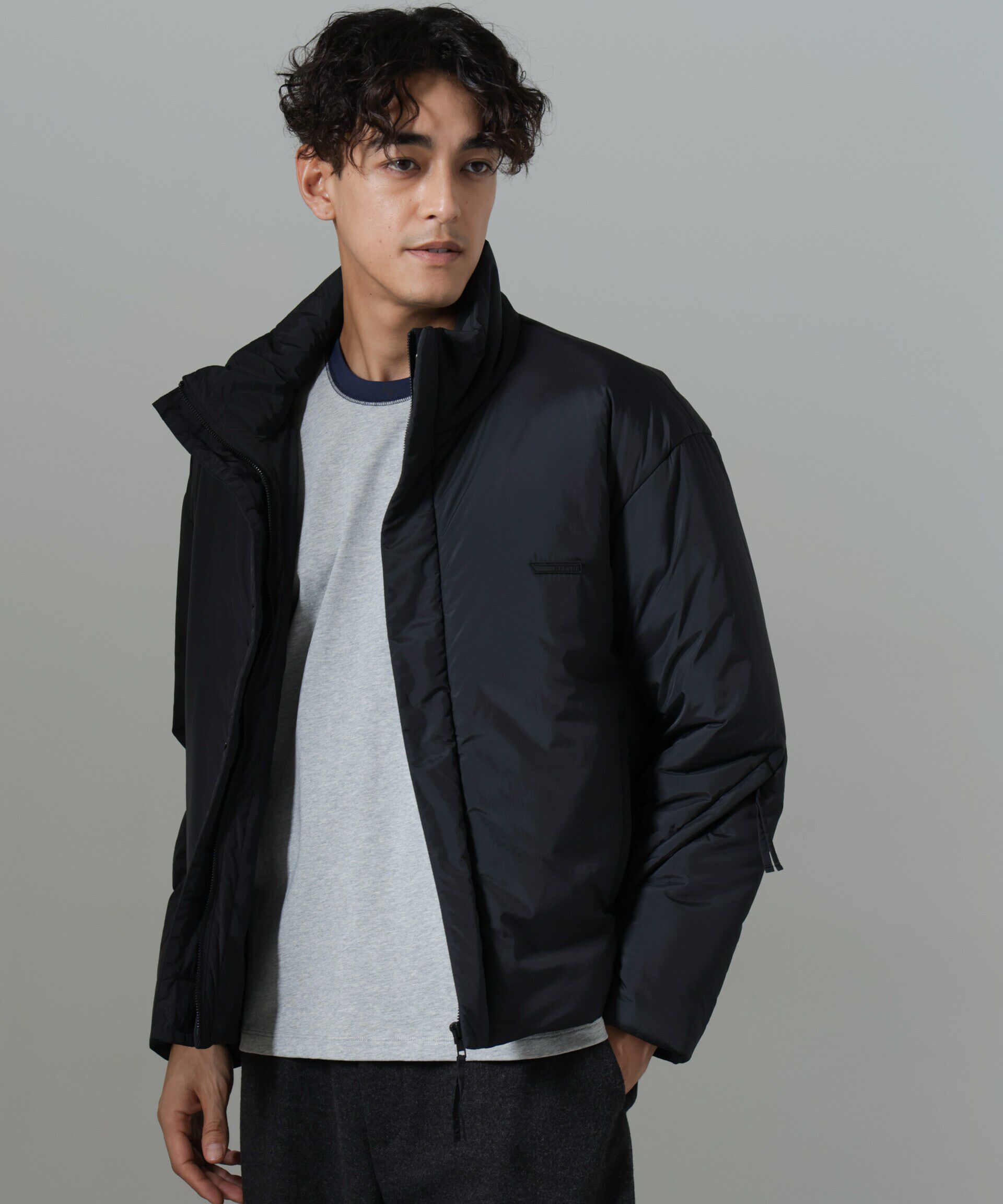 nano･universe「｢NJ/CLUB｣PARKSTOCK  中綿ブルゾン」|ブルゾン・スタジャン|