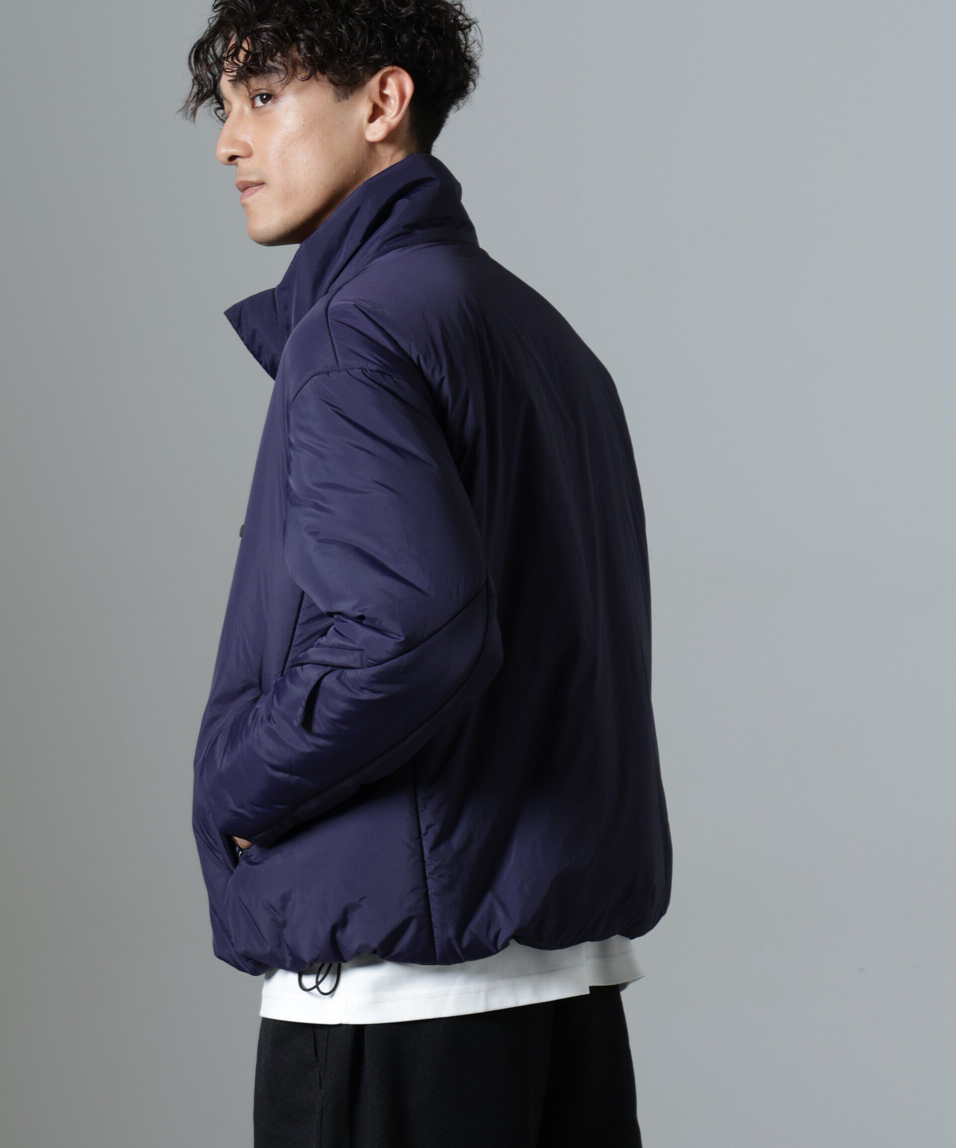 nano･universe「｢NJ/CLUB｣PARKSTOCK  中綿ブルゾン」|ブルゾン・スタジャン|