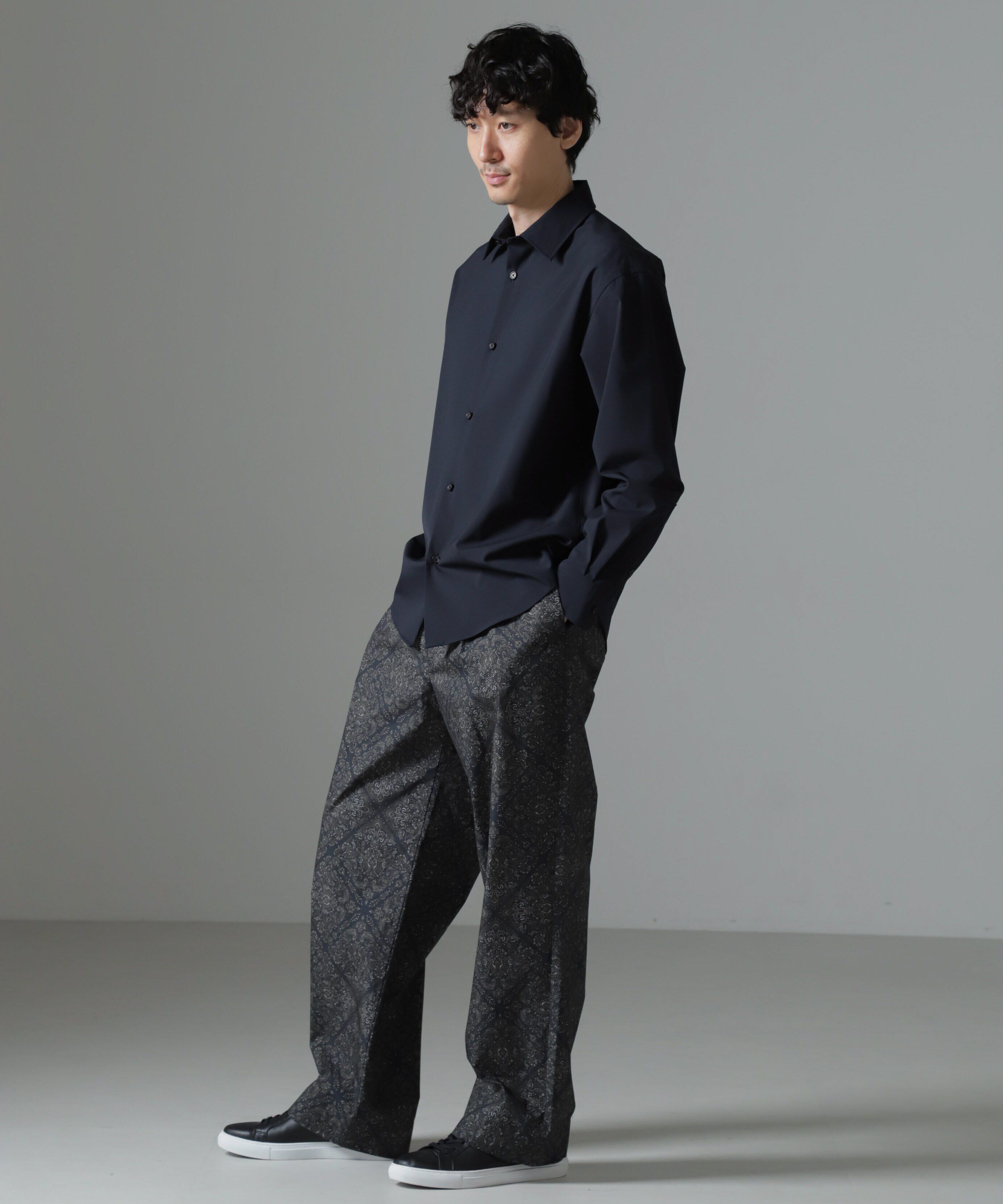 nano･universe「オリジナルパターンイージーパンツ」|チノ|