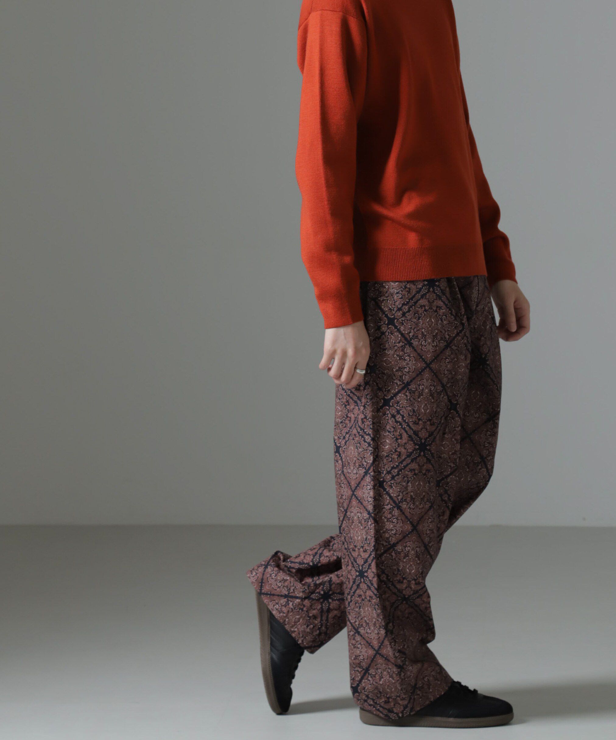 nano･universe「オリジナルパターンイージーパンツ」|チノ|