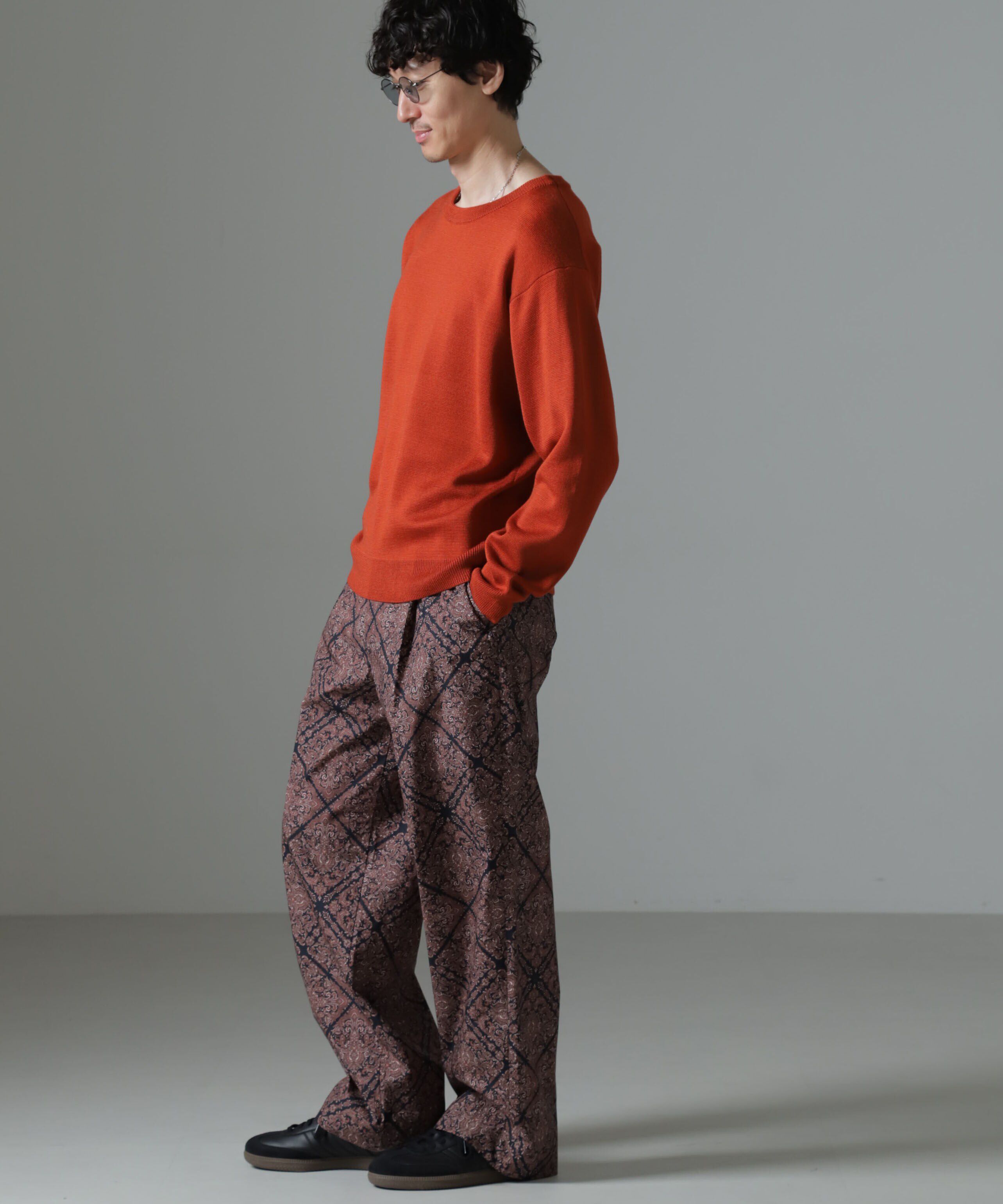 nano･universe「オリジナルパターンイージーパンツ」|チノ|