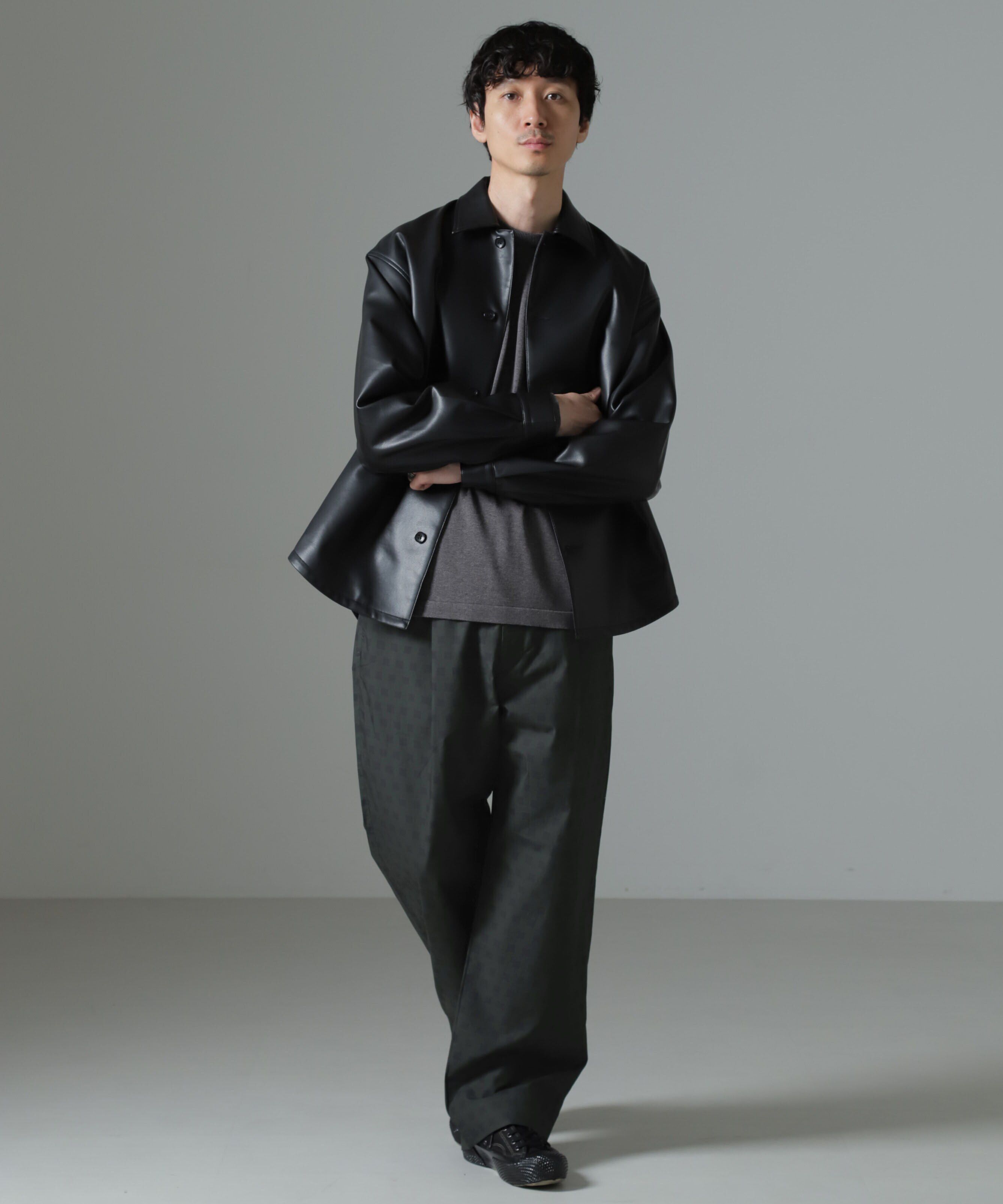 nano･universe「オリジナルパターンイージーパンツ」|チノ|