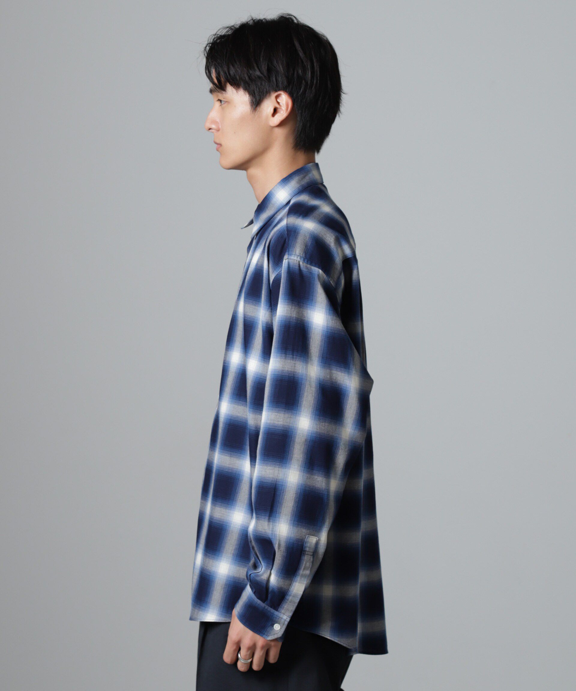 nano･universe「ツイルソフトオンブレチェックシャツ」|シャツ・ブラウス|