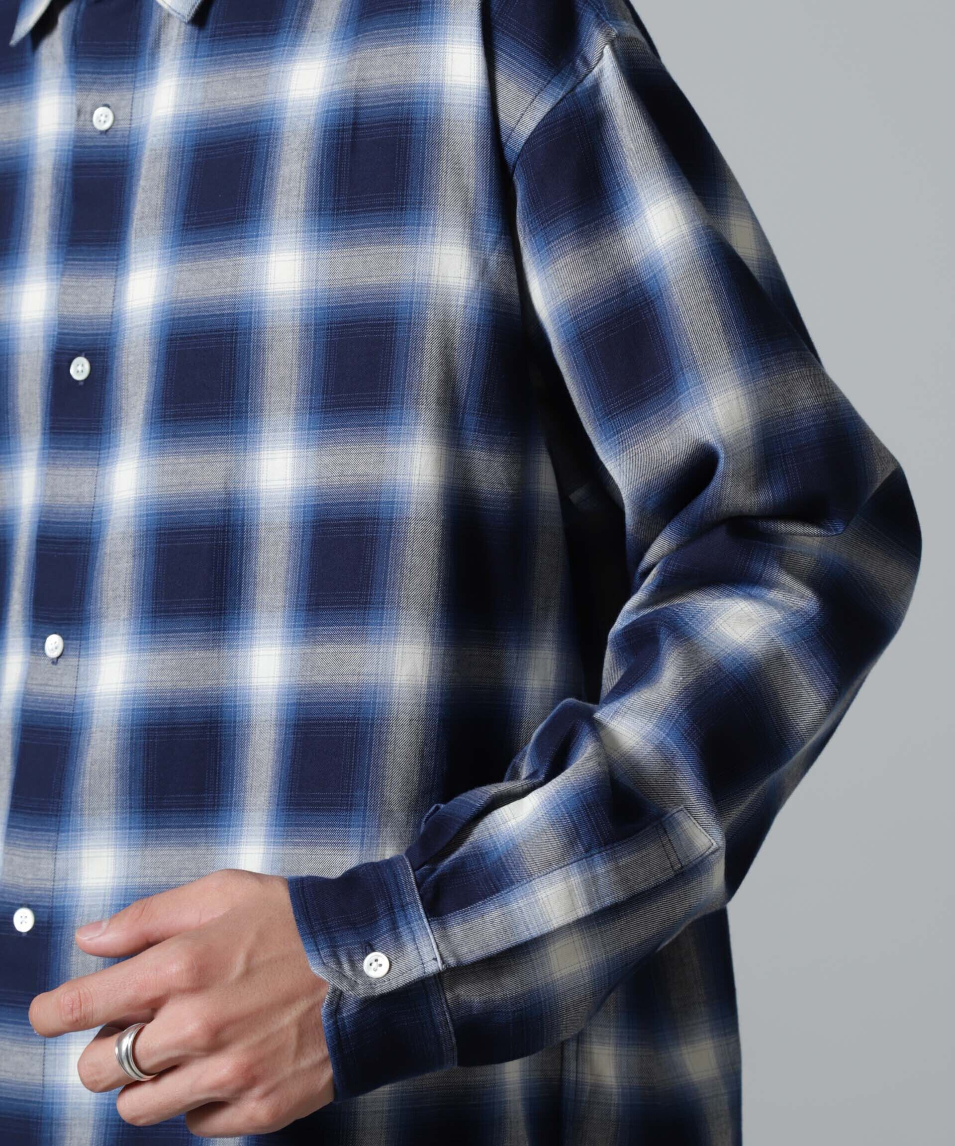 nano･universe「ツイルソフトオンブレチェックシャツ」|シャツ・ブラウス|