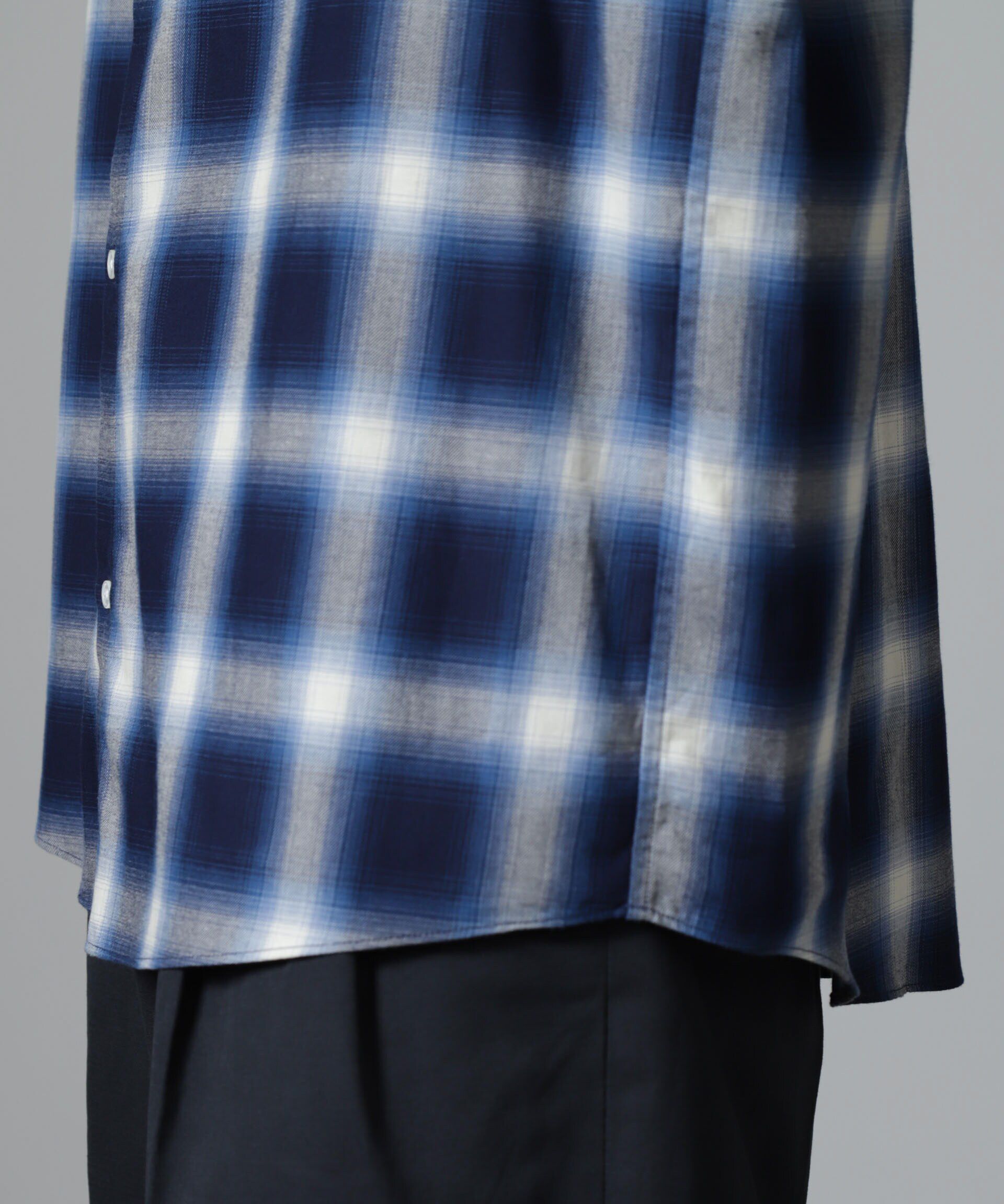 nano･universe「ツイルソフトオンブレチェックシャツ」|シャツ・ブラウス|