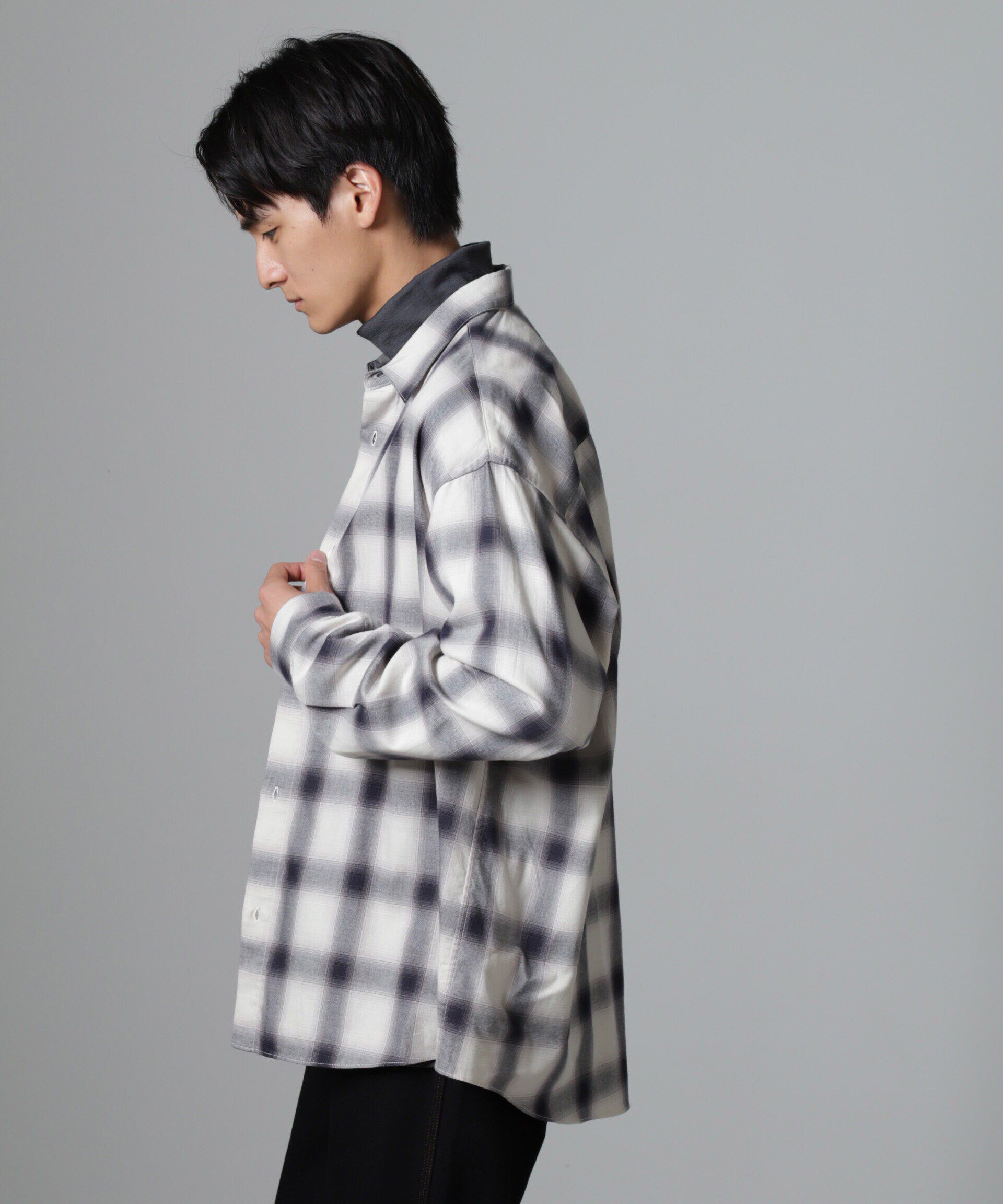 nano･universe「ツイルソフトオンブレチェックシャツ」|シャツ・ブラウス|