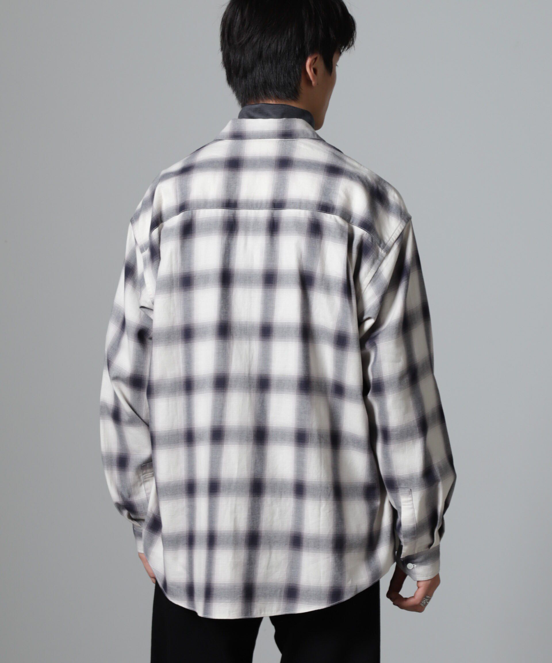 nano･universe「ツイルソフトオンブレチェックシャツ」|シャツ・ブラウス|