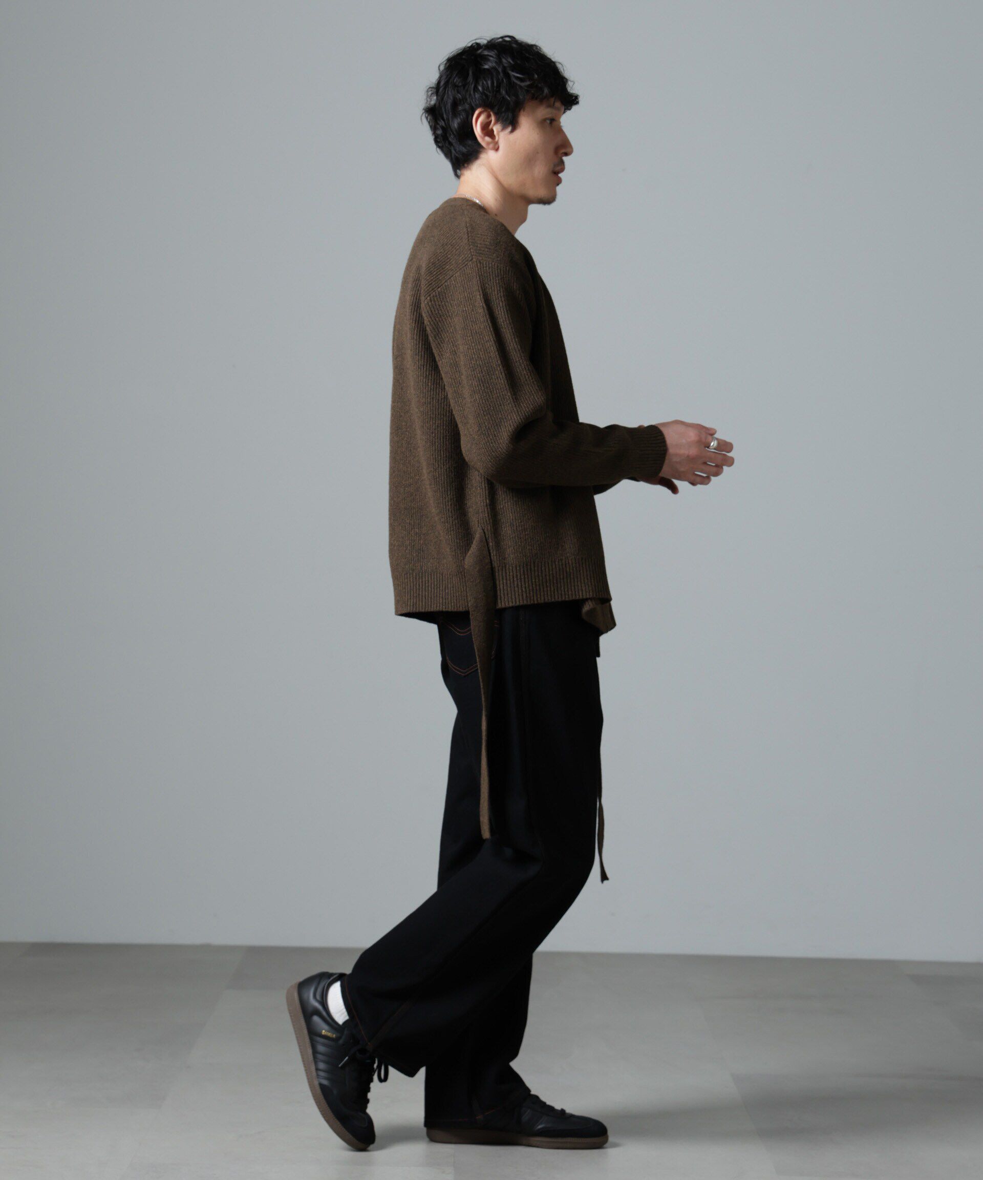 nano･universe「畔編みタイカーディガン」|ニット・セーター|