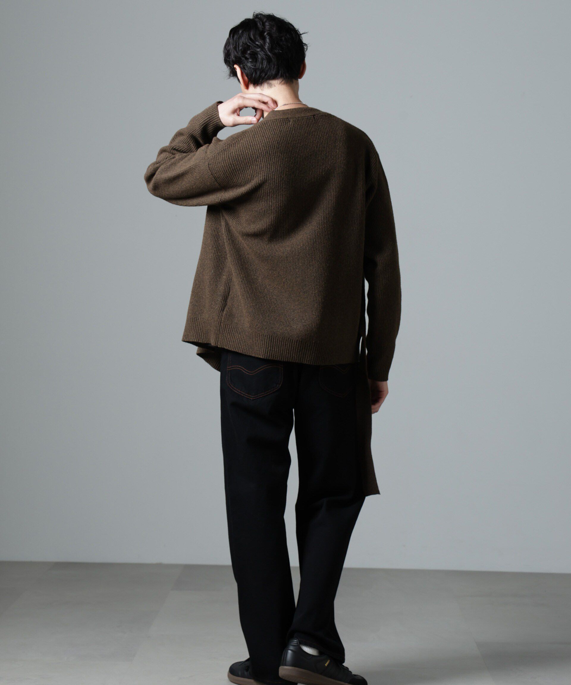 nano･universe「畔編みタイカーディガン」|ニット・セーター|