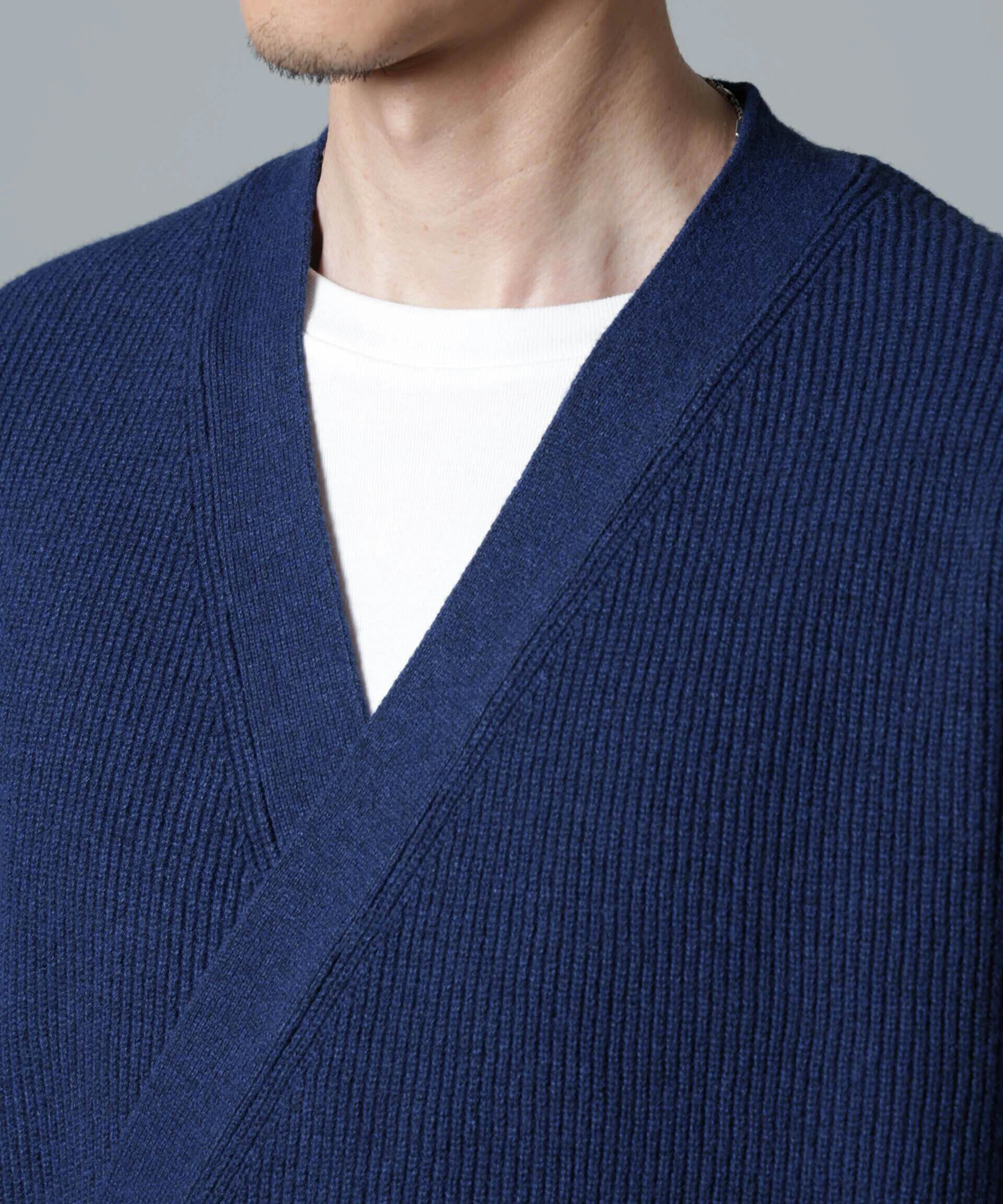 nano･universe「畔編みタイカーディガン」|ニット・セーター|