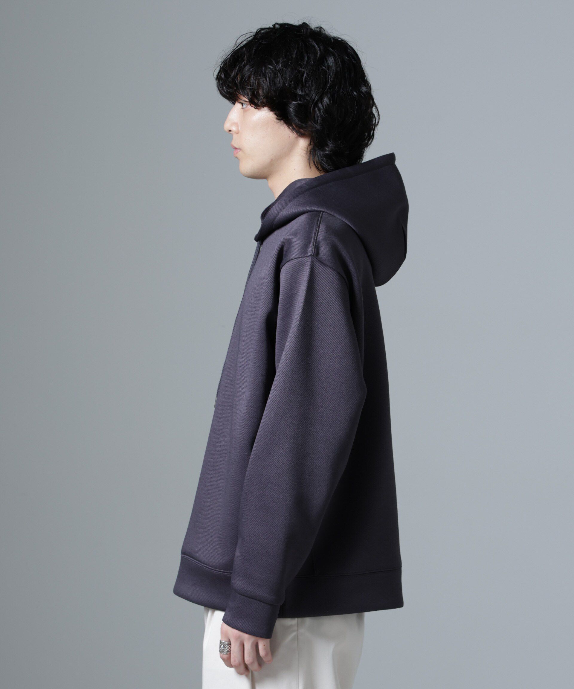 nano･universe「ツイルダンボールパーカー」|Tシャツ・カットソー|