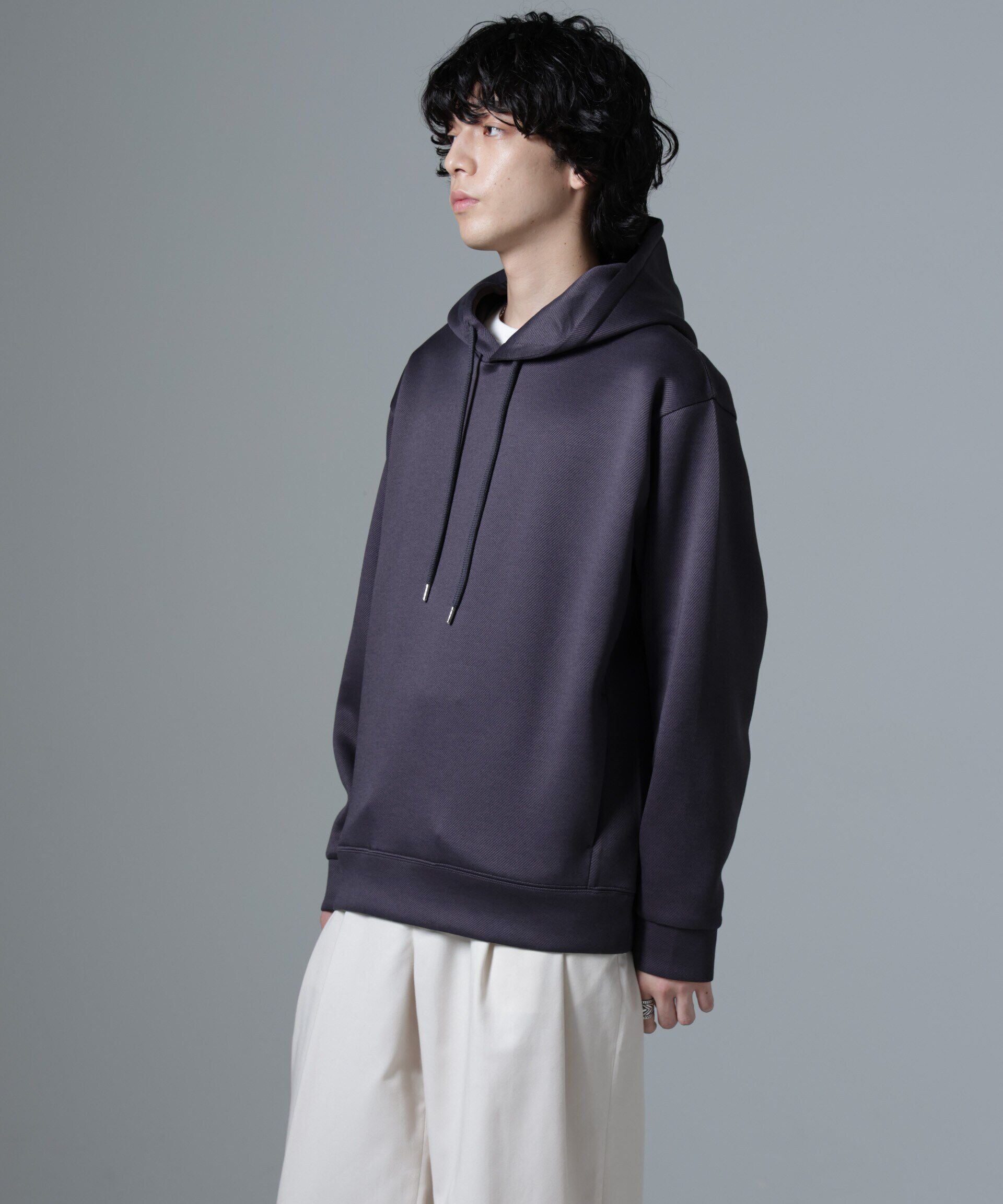 nano･universe「ツイルダンボールパーカー」|Tシャツ・カットソー|