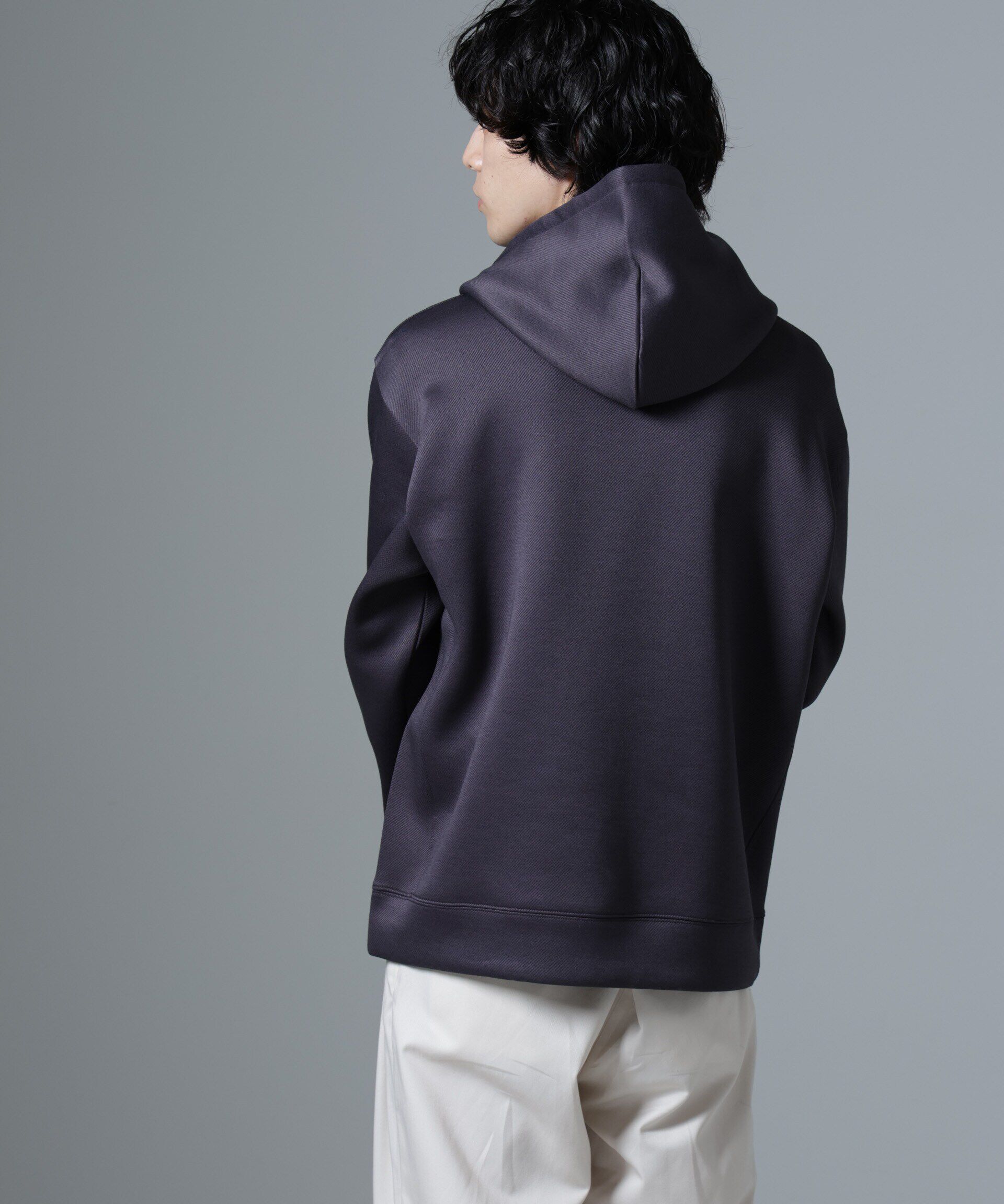 nano･universe「ツイルダンボールパーカー」|Tシャツ・カットソー|