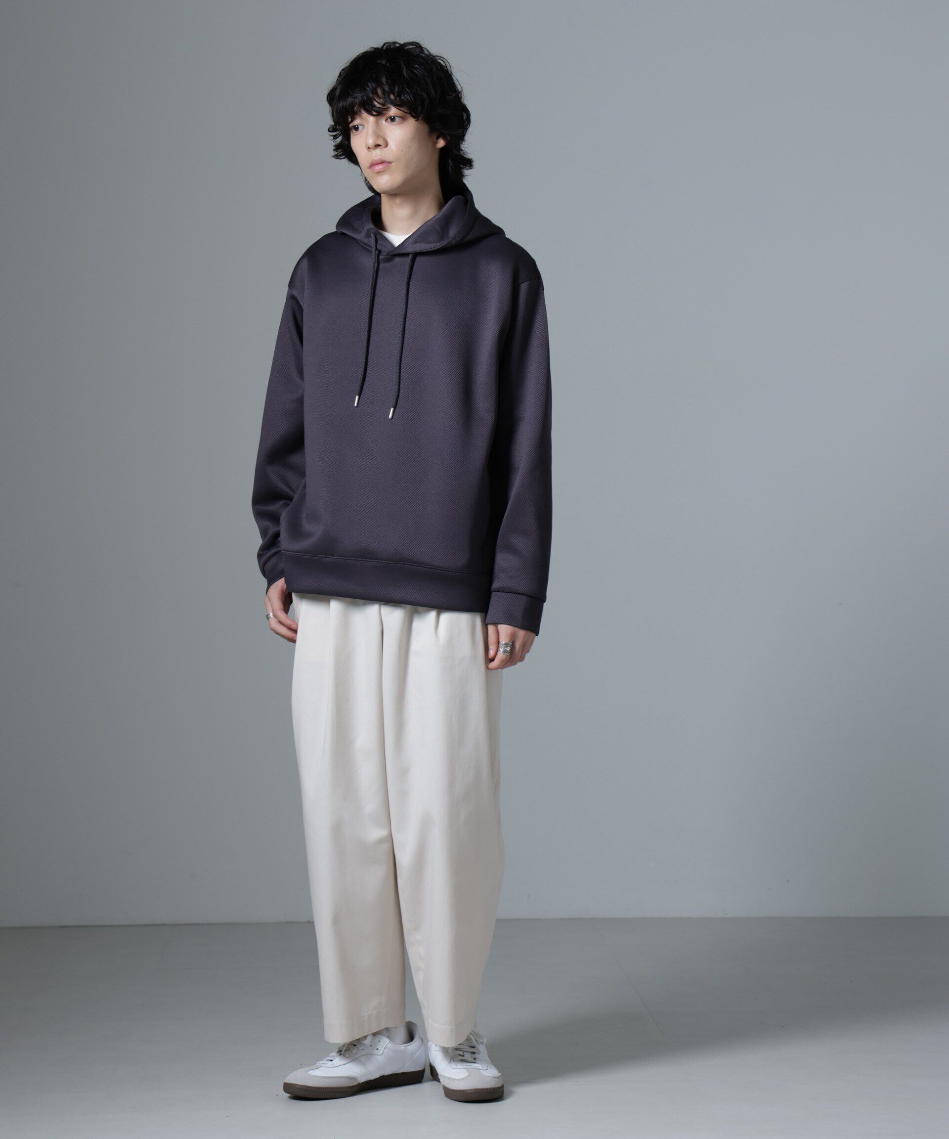 nano･universe「ツイルダンボールパーカー」|Tシャツ・カットソー|