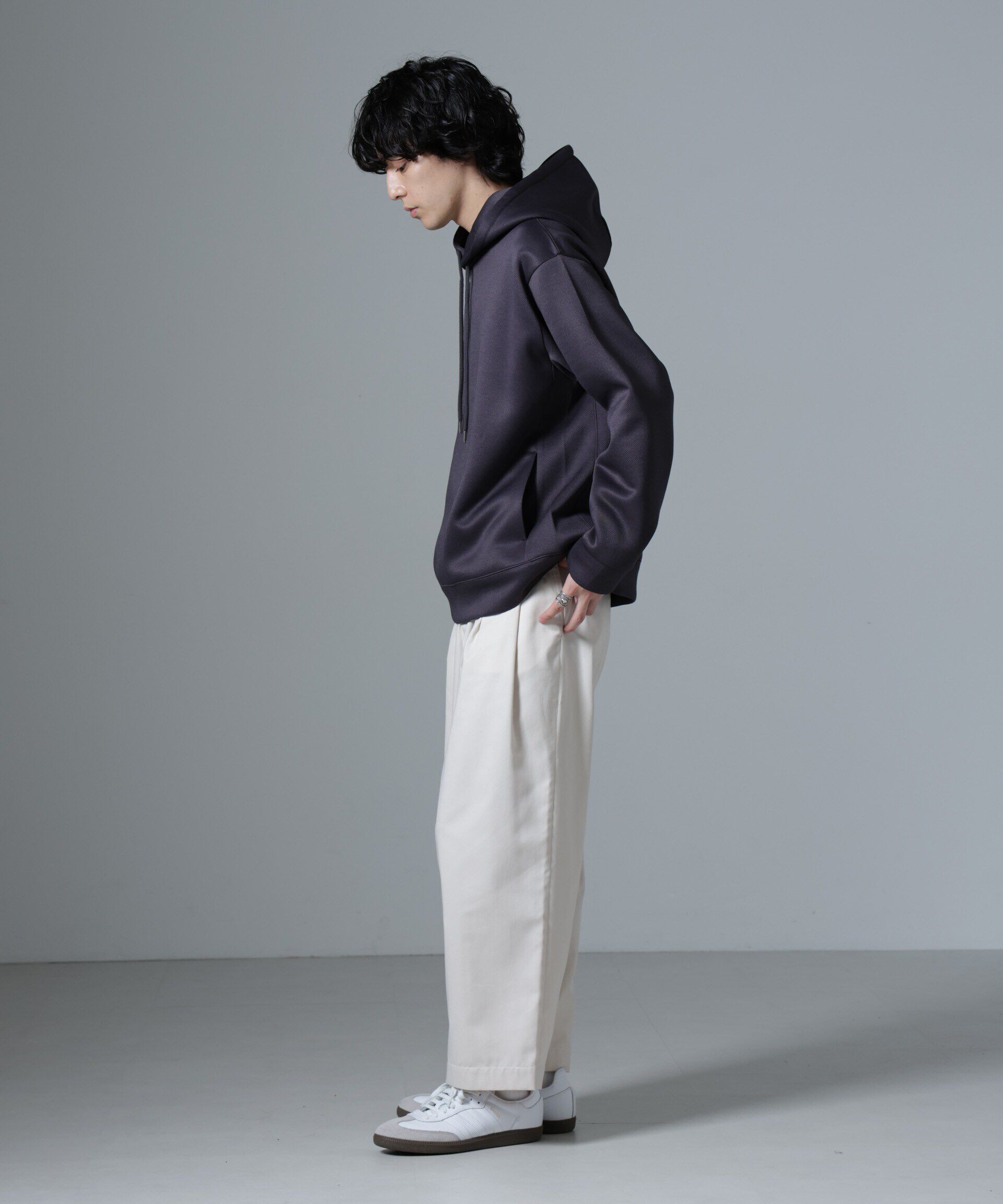 nano･universe「ツイルダンボールパーカー」|Tシャツ・カットソー|