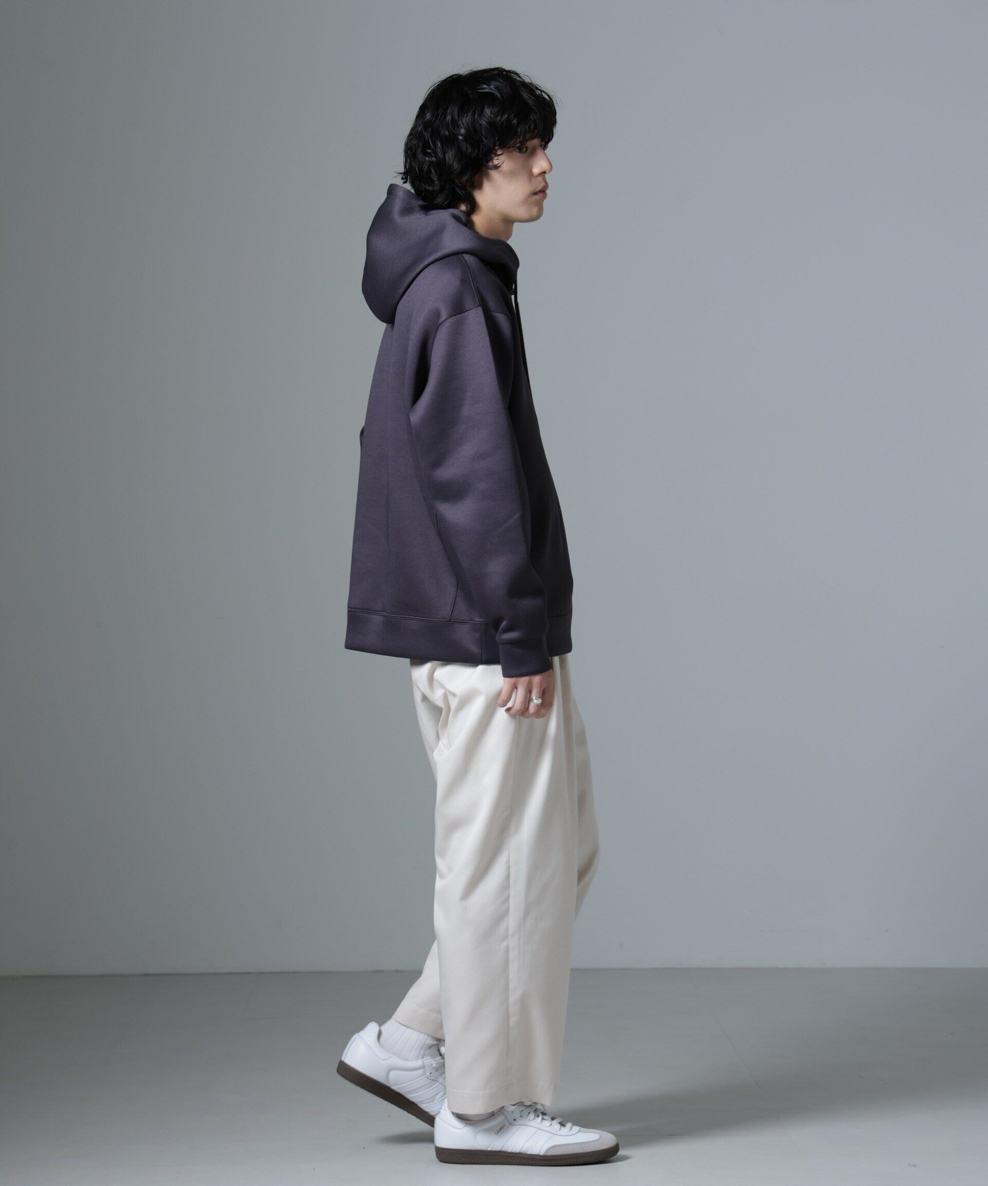 nano･universe「ツイルダンボールパーカー」|Tシャツ・カットソー|