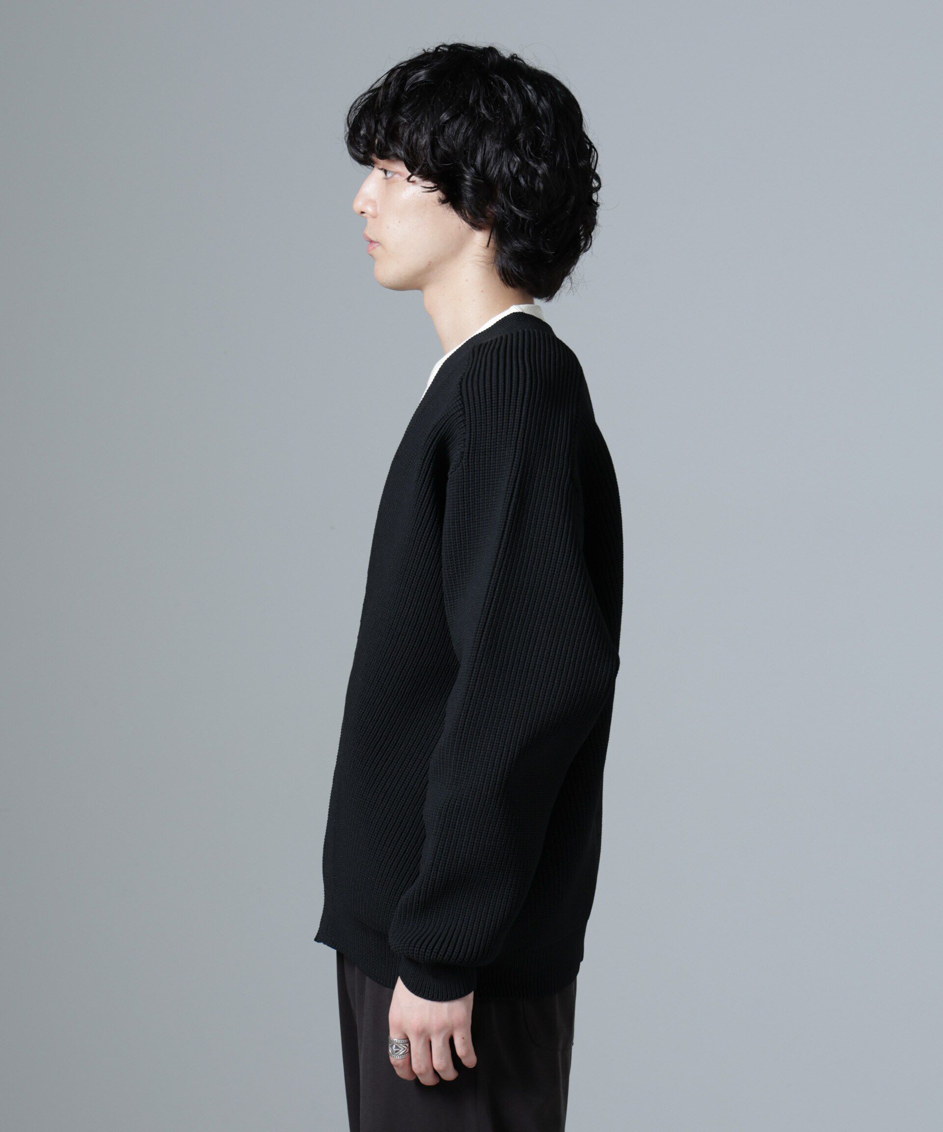 nano･universe「スポンディッシュZIPカーディガン」|ニット・セーター|