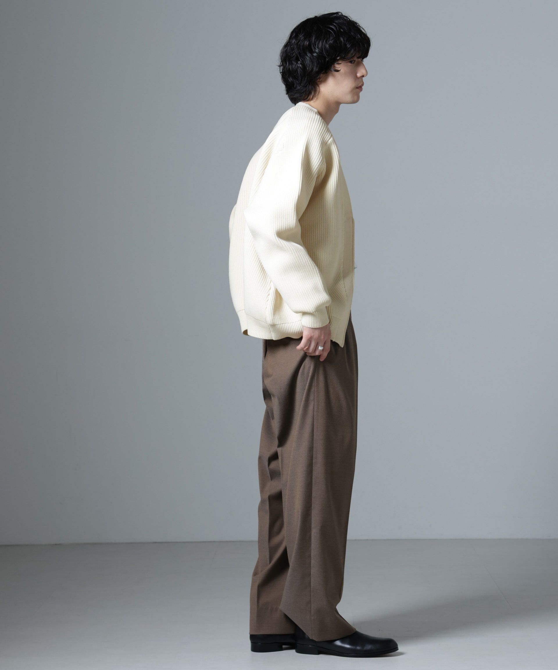 nano･universe「スポンディッシュZIPカーディガン」|ニット・セーター|